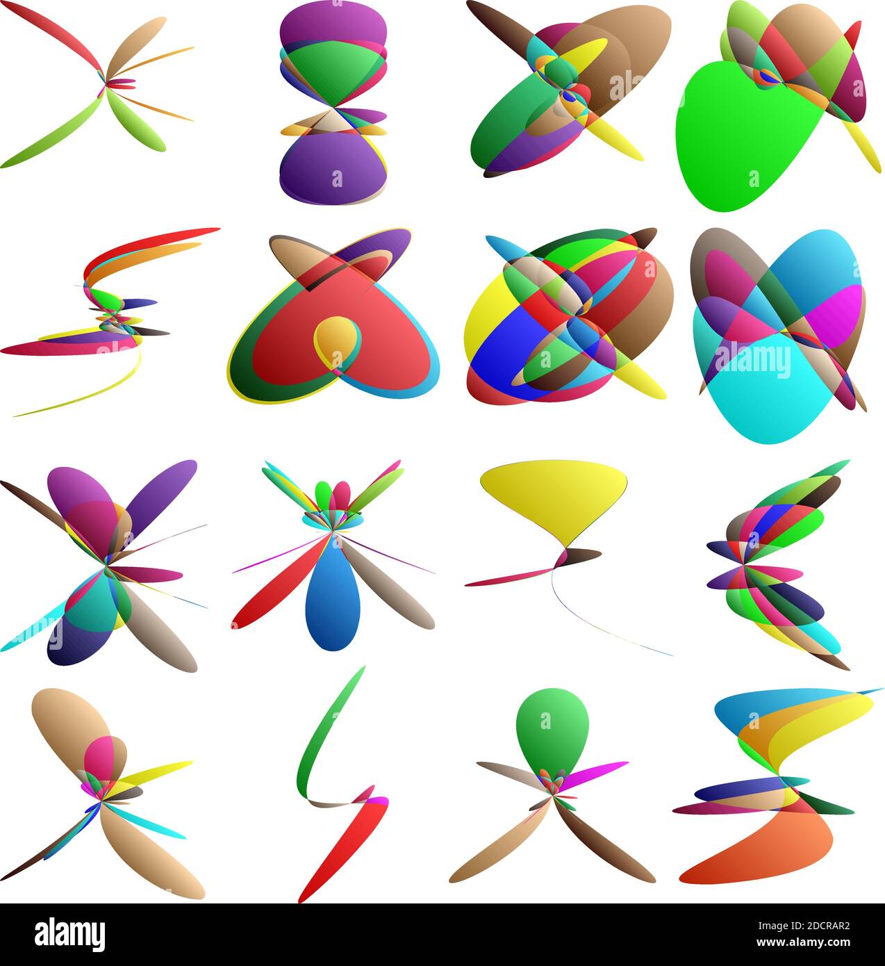 Abstraktes Design-Element mit Knoten. Zufällige Schnittlinien Doodle, Scribble Illustration – Stock Vektor Illustration, Clip-Art Grafiken Stock Vektor