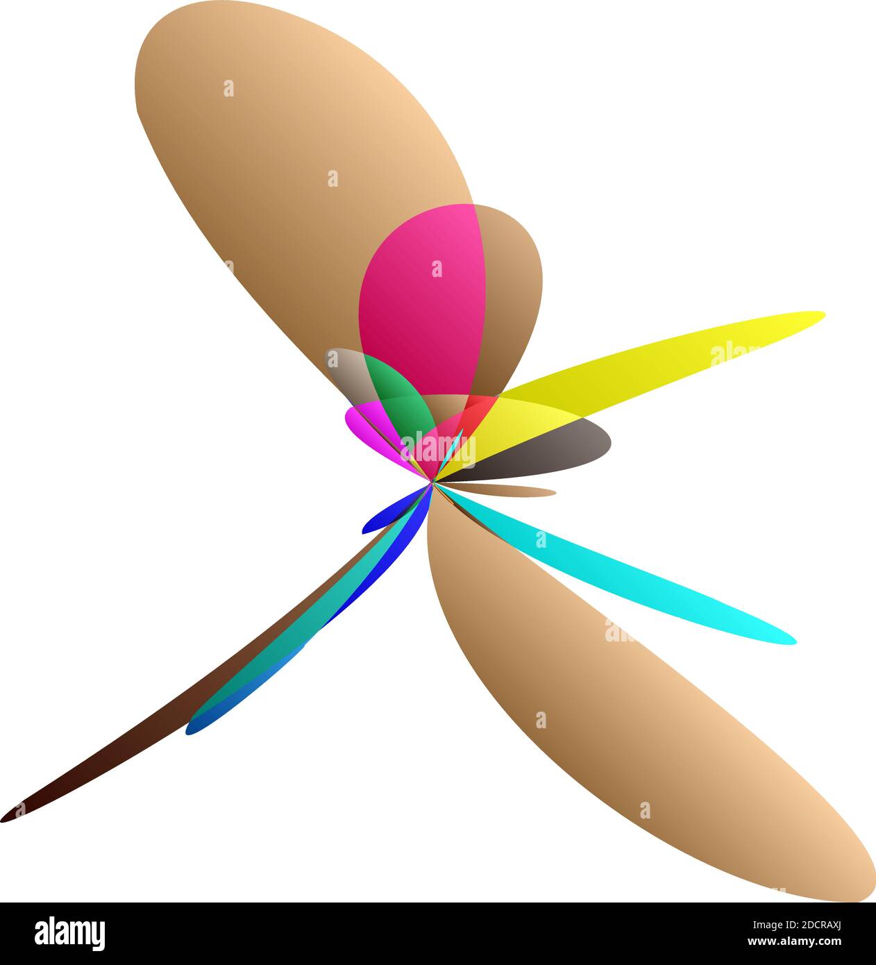 Abstraktes Design-Element mit Knoten. Zufällige Schnittlinien Doodle, Scribble Illustration – Stock Vektor Illustration, Clip-Art Grafiken Stock Vektor