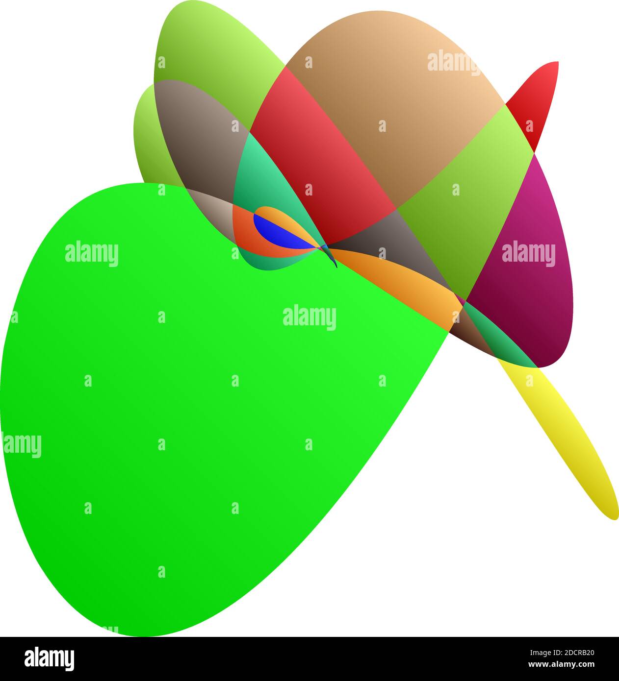 Abstraktes Design-Element mit Knoten. Zufällige Schnittlinien Doodle, Scribble Illustration – Stock Vektor Illustration, Clip-Art Grafiken Stock Vektor