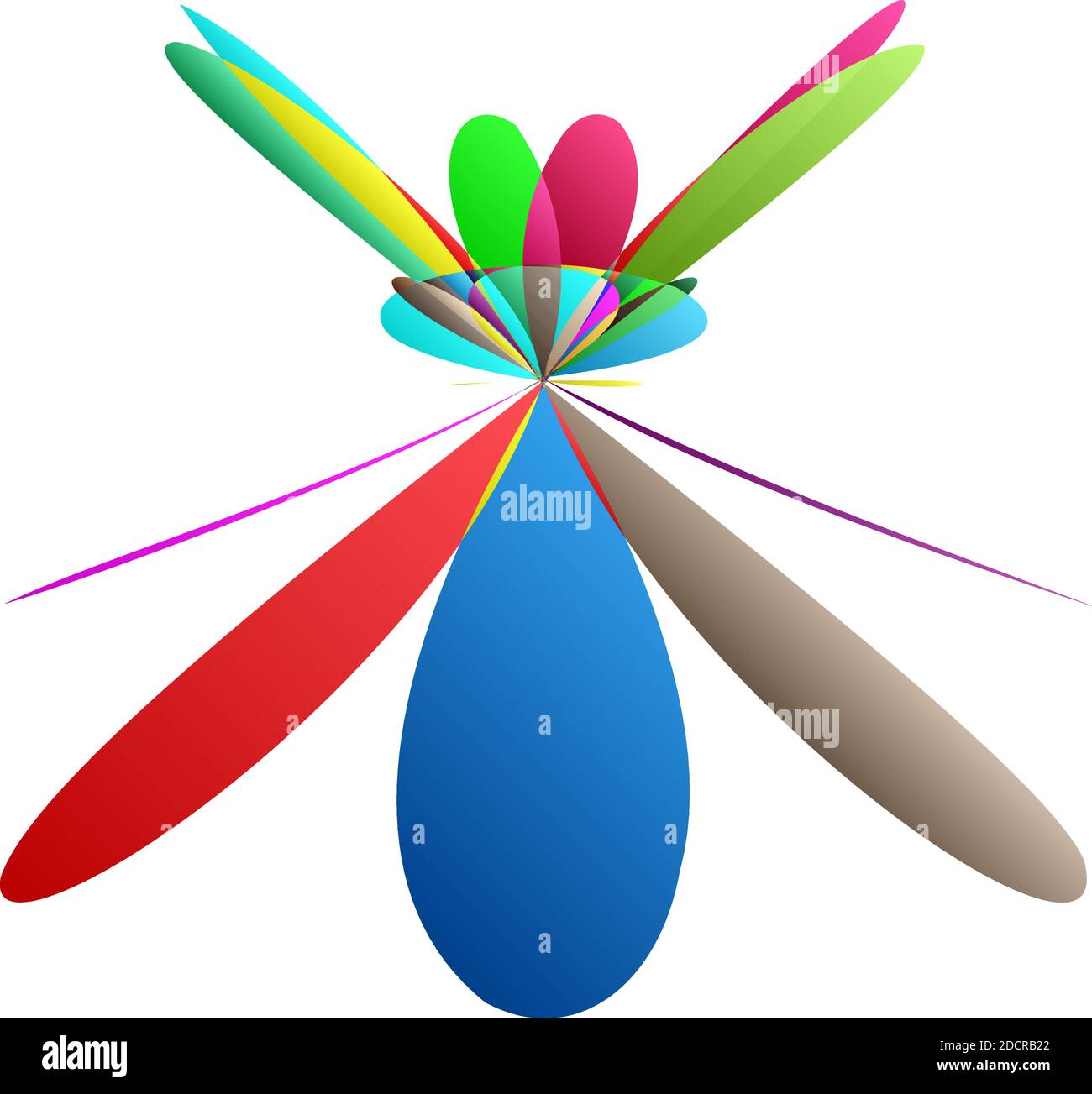 Abstraktes Design-Element mit Knoten. Zufällige Schnittlinien Doodle, Scribble Illustration – Stock Vektor Illustration, Clip-Art Grafiken Stock Vektor