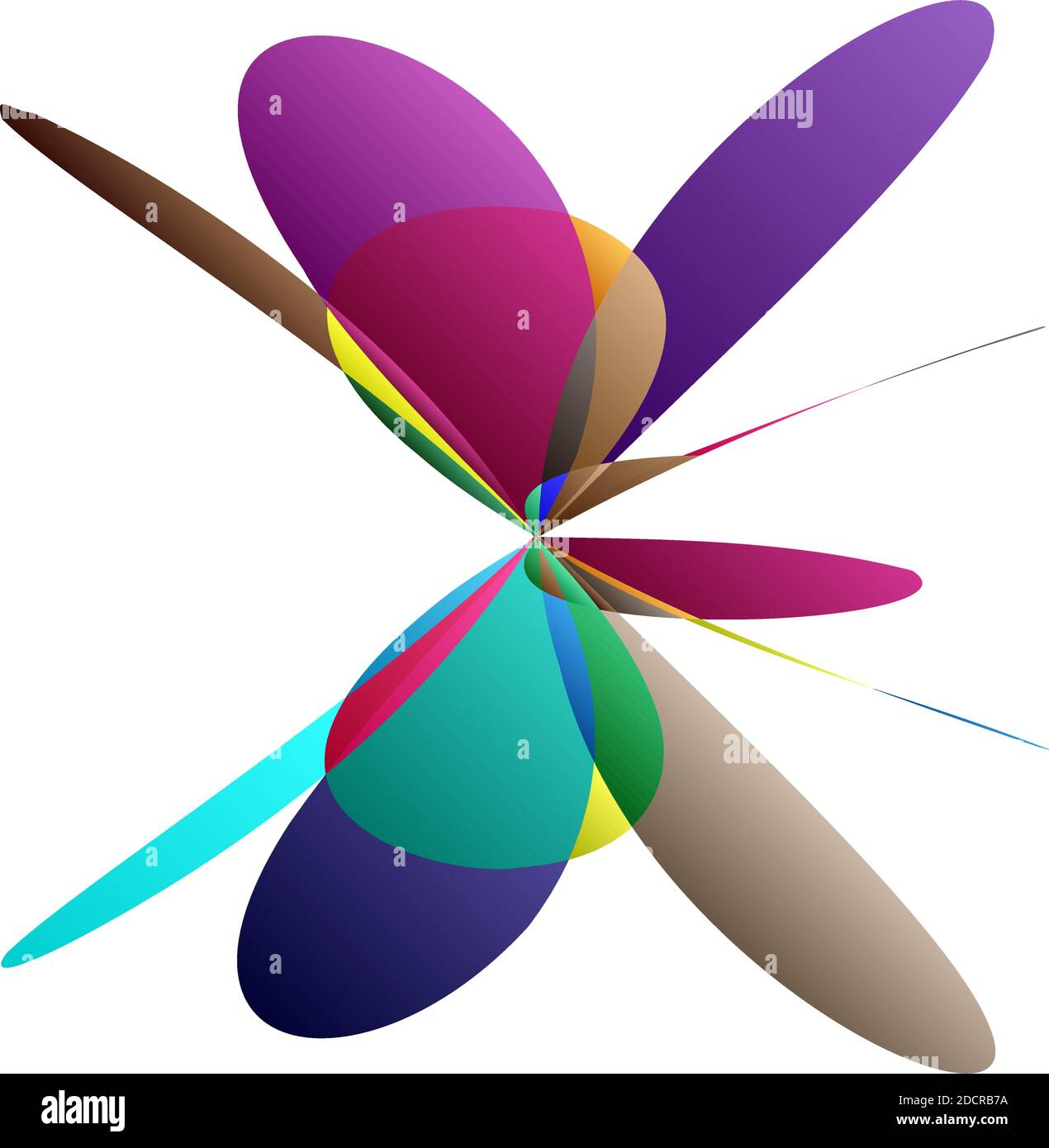 Abstraktes Design-Element mit Knoten. Zufällige Schnittlinien Doodle, Scribble Illustration – Stock Vektor Illustration, Clip-Art Grafiken Stock Vektor