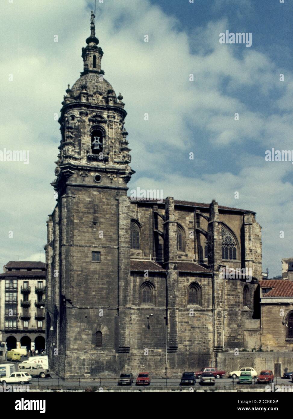 IGLESIA DE S MARTIN - FOTO AÑOS 80. Lage: AUSSEN. BILBAO. Biskaya. SPANIEN. Stockfoto