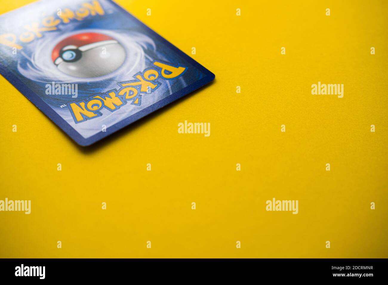Pokemon Trading Card Game – Back Pokeball Brand Logo Graphic Stockfoto