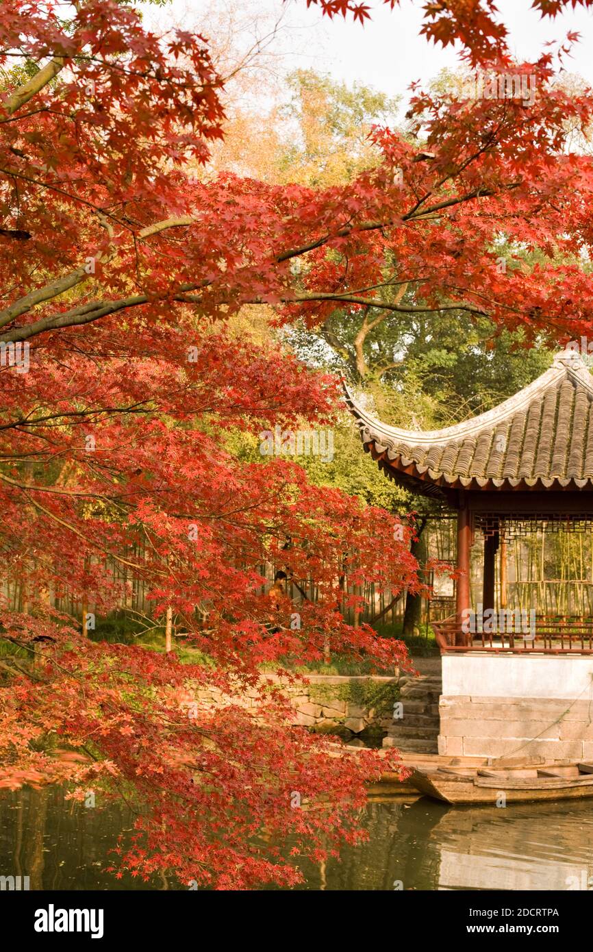 Die bescheidenen Administrator Garten, Suzhou, Provinz Jiangsu, China, Asien Stockfoto