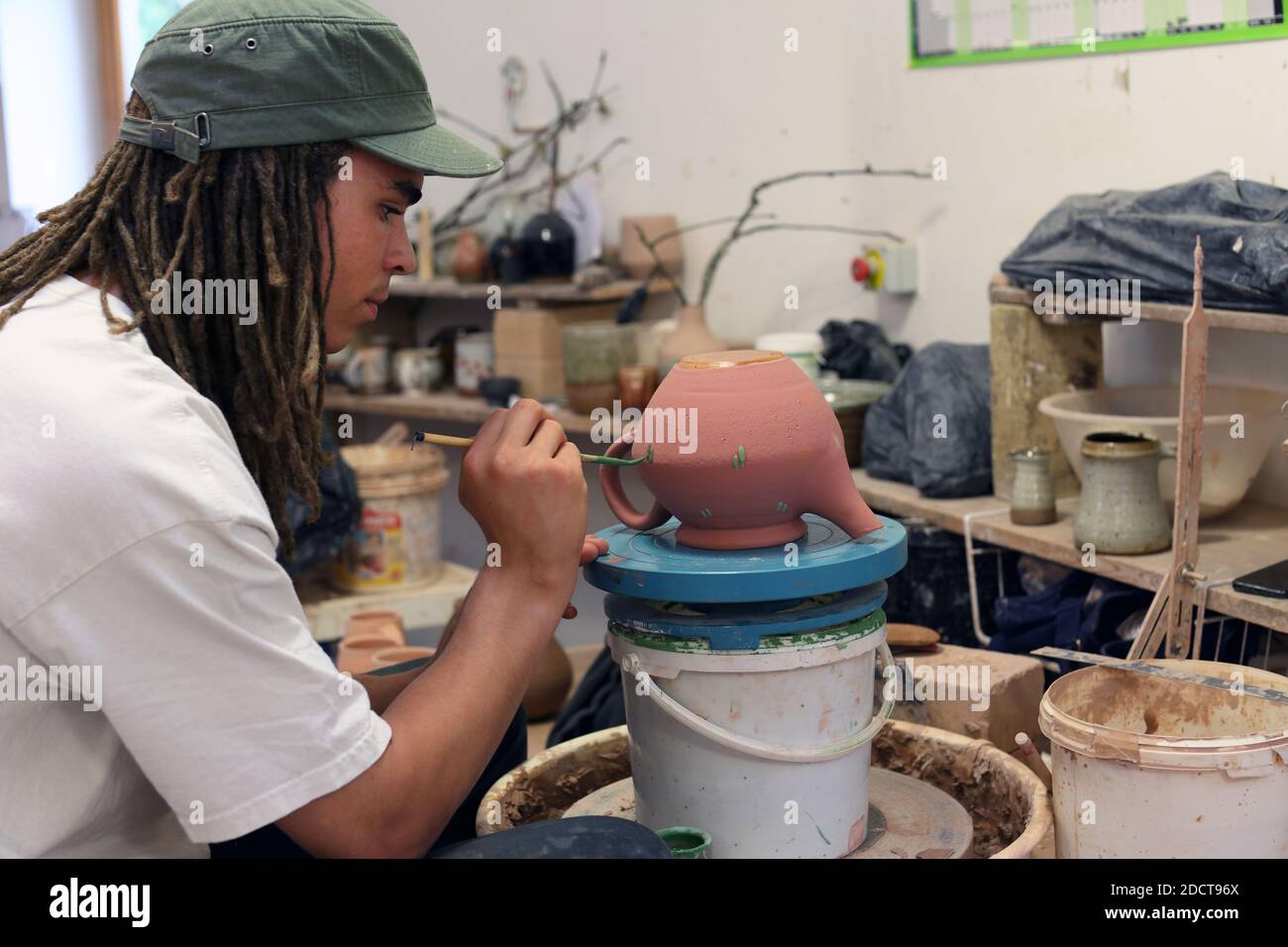 England / Cornwall / St. Ives / The Leach Pottery Stockfoto