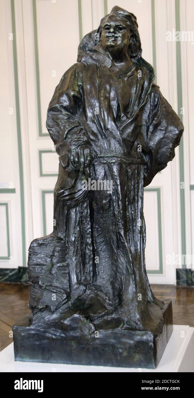 Auguste Rodin (1840-1917). Französischer Bildhauer. Balzac in Mönchsrobe, um 1893. Bronze. Gießerei Georges Rudier. Rodin Museum. Paris. Frankreich. Stockfoto