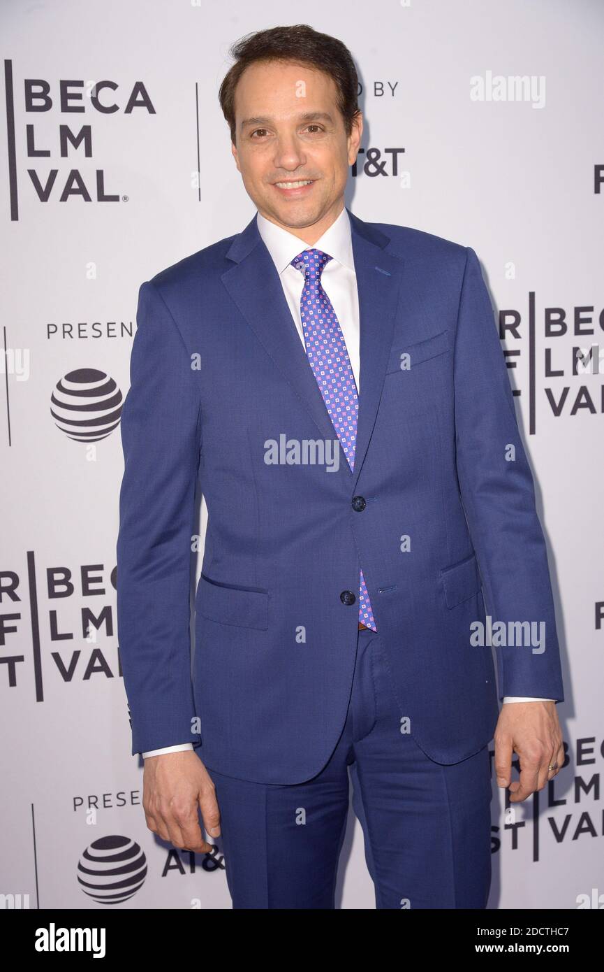 Ralph Macchio bei der Vorführung von Cobra Kai während des Tribeca Film Festivals 2018 im SVA Theater in New York City, NY, USA am 24. April 2018. Foto von Julien Reynaud/APS-Medias/ABACAPRESS.COM Stockfoto