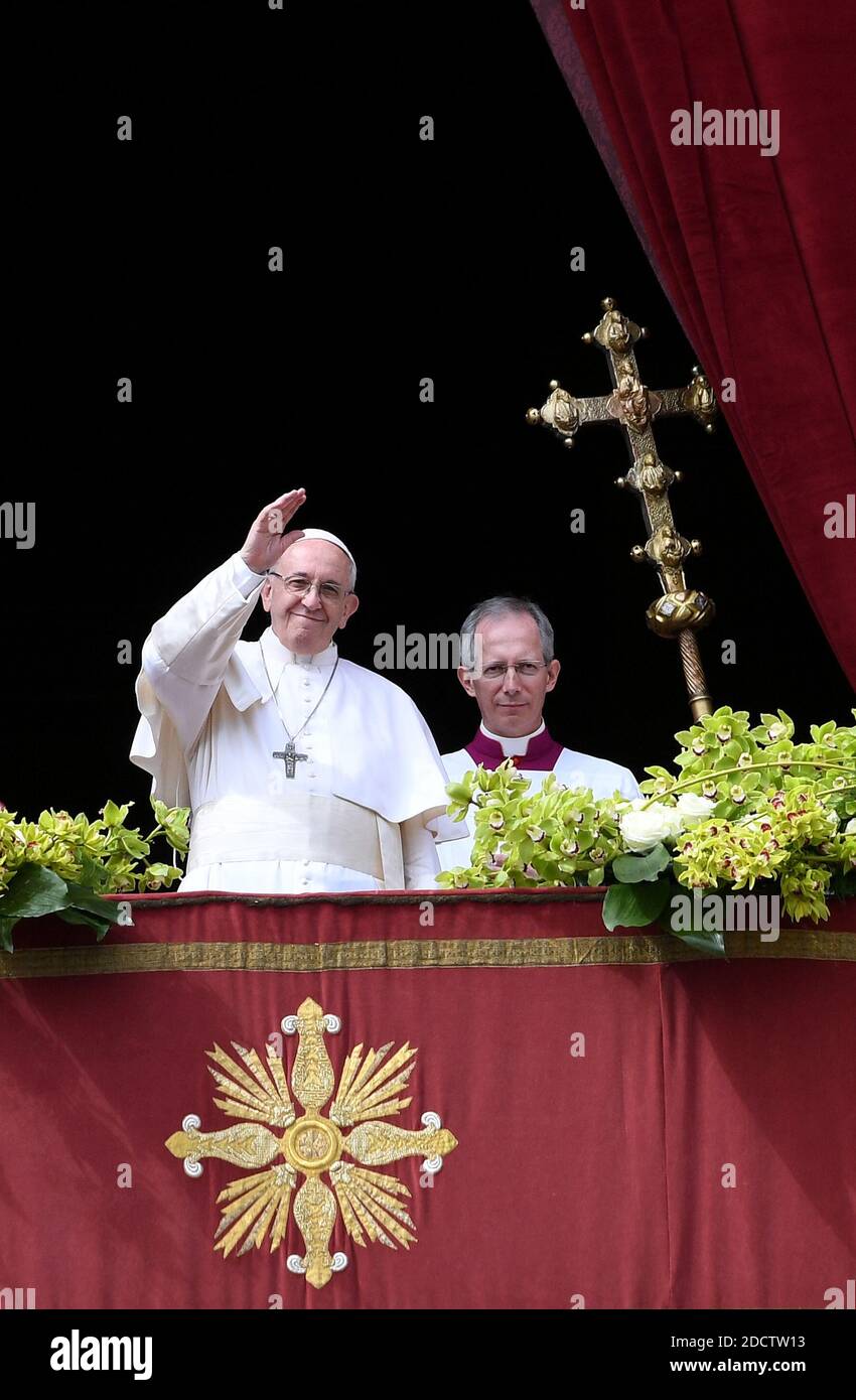Papst Franziskus bergibt Am 1. April 2018 Seinen Urbi Et Orbi Segen