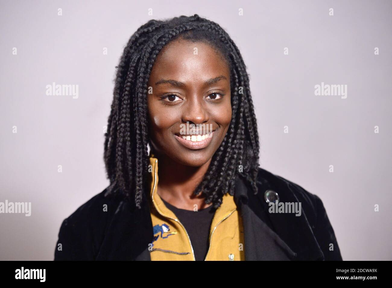 Aissa Maiga Pose lors du 25e Festival du Film Fantastique de Gerardmer A Gerardmer, France le 03 Fevrier 2018. Foto von Aurore Marechal/ABACAPRESS.COM Stockfoto