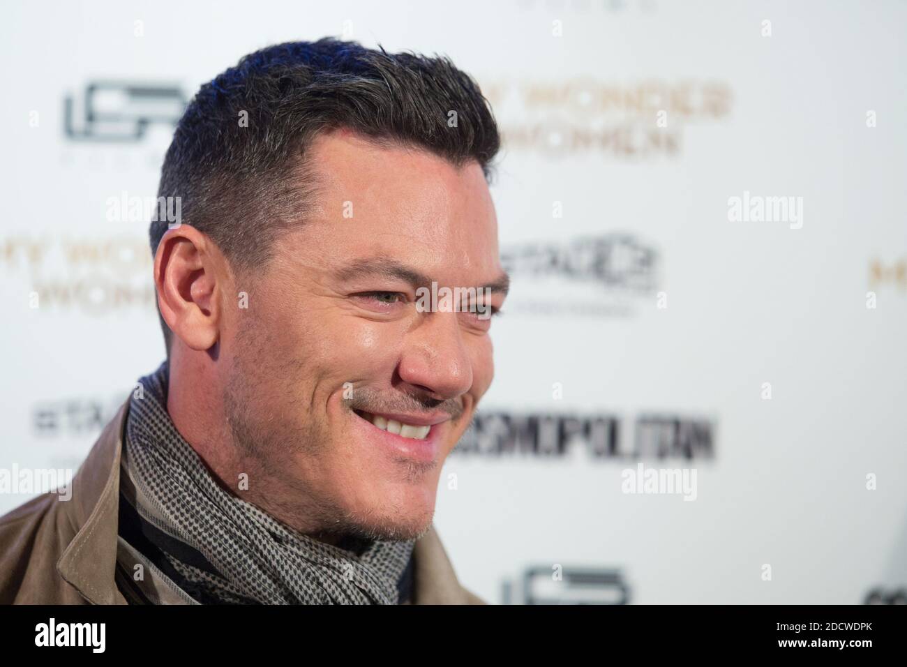 Luke Evans bei My Wonder Women Paris Filmpremiere am 9. April 2018 in Paris, Frankreich. Foto von Nasser Berzane/ABACAPRESS.COM Stockfoto