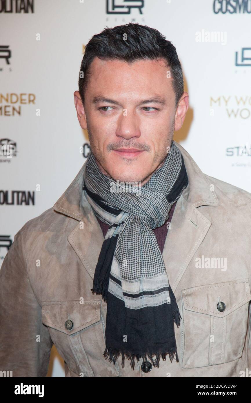 Luke Evans bei My Wonder Women Paris Filmpremiere am 9. April 2018 in Paris, Frankreich. Foto von Nasser Berzane/ABACAPRESS.COM Stockfoto