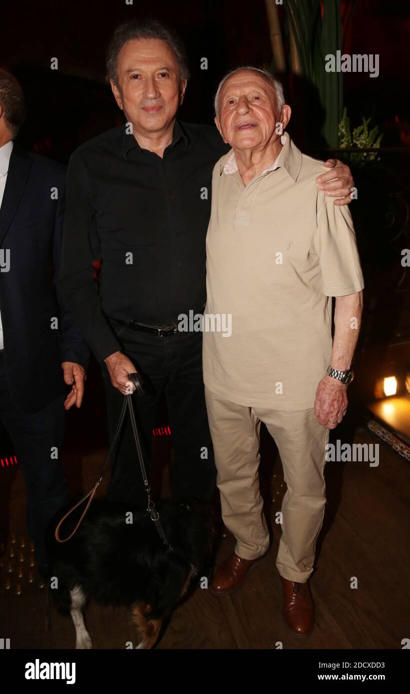 Exclusif - Michel Drucker et Michel Klein lors de la soiree 