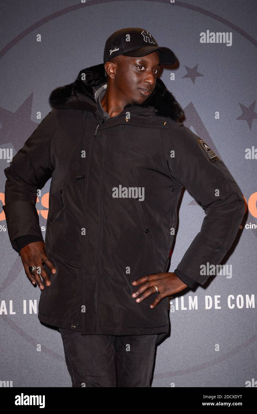 Ahmed Sylla nimmt an der Eröffnungsfeier des 21. L'Alpe d'Huez Comedy