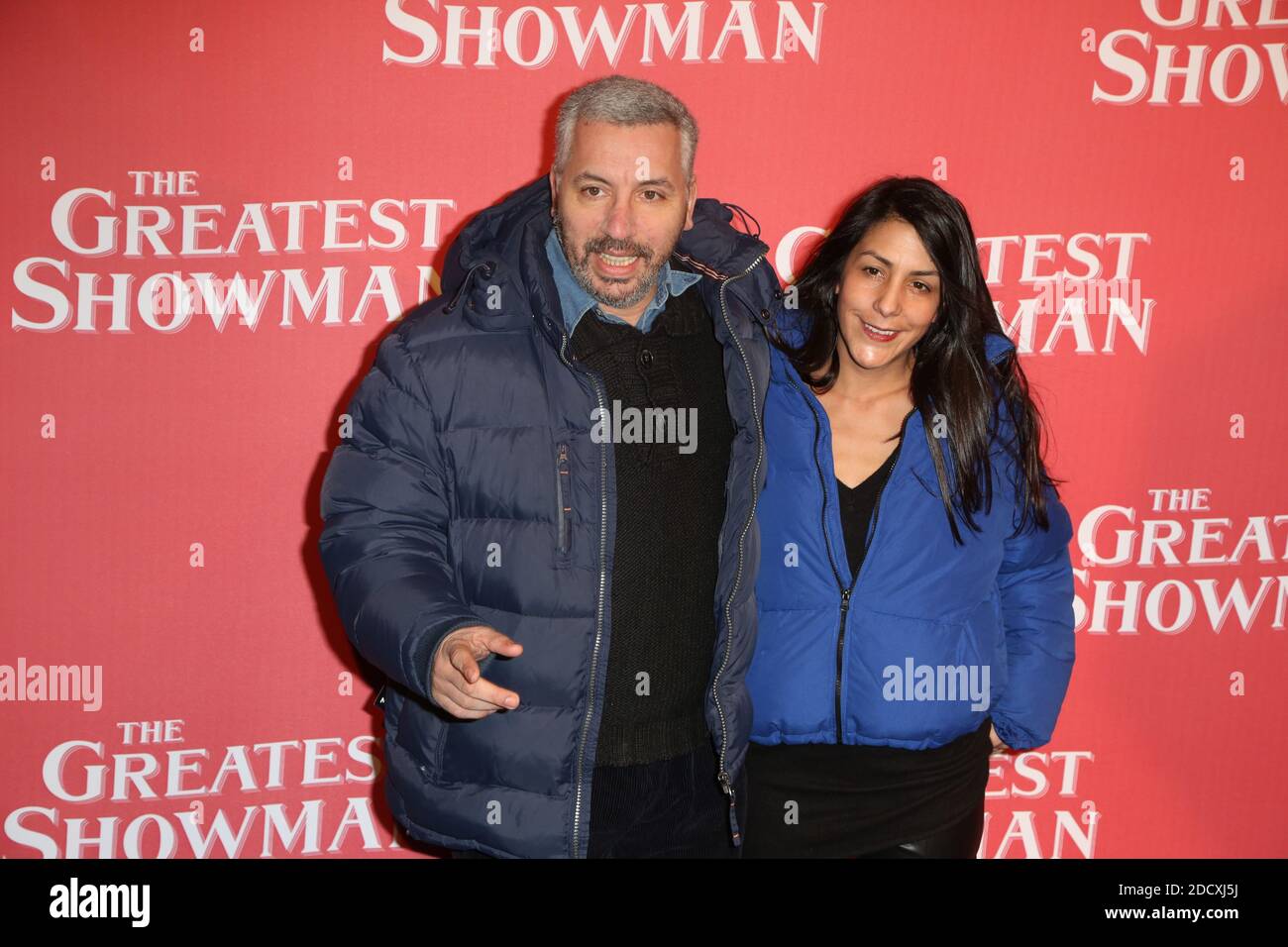 Atmen Kelif und Cindy Geney bei der Pariser Premiere „The Greatest Showman“ im Cinema Gaumont Opera Capucines in Paris, Frankreich, am 17. Januar 2018. Foto von Jerome Domine/ABACAPRESS.COM Stockfoto Atmen Kelif und Cindy Geney bei der Pariser Premiere „The Greatest Showman“ im Cinema Gaumont Opera Capucines in Paris, Frankreich, am 17. Januar 2018. Foto von Jerome Domine/ABACAPRESS.COM Stockfoto