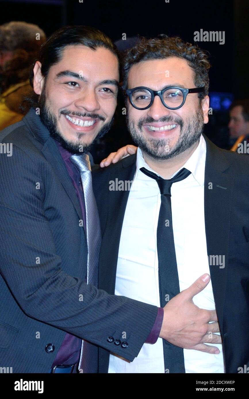 Bernardo Velasco und Alonso Ruizpalacios besuchen Museo Premiere während der 68. Internationalen Filmfestspiele Berlin (Berlinale) am 22. Februar 2018 in Berlin. Foto von Aurore Marechal/ABACAPRESS.COM Stockfoto