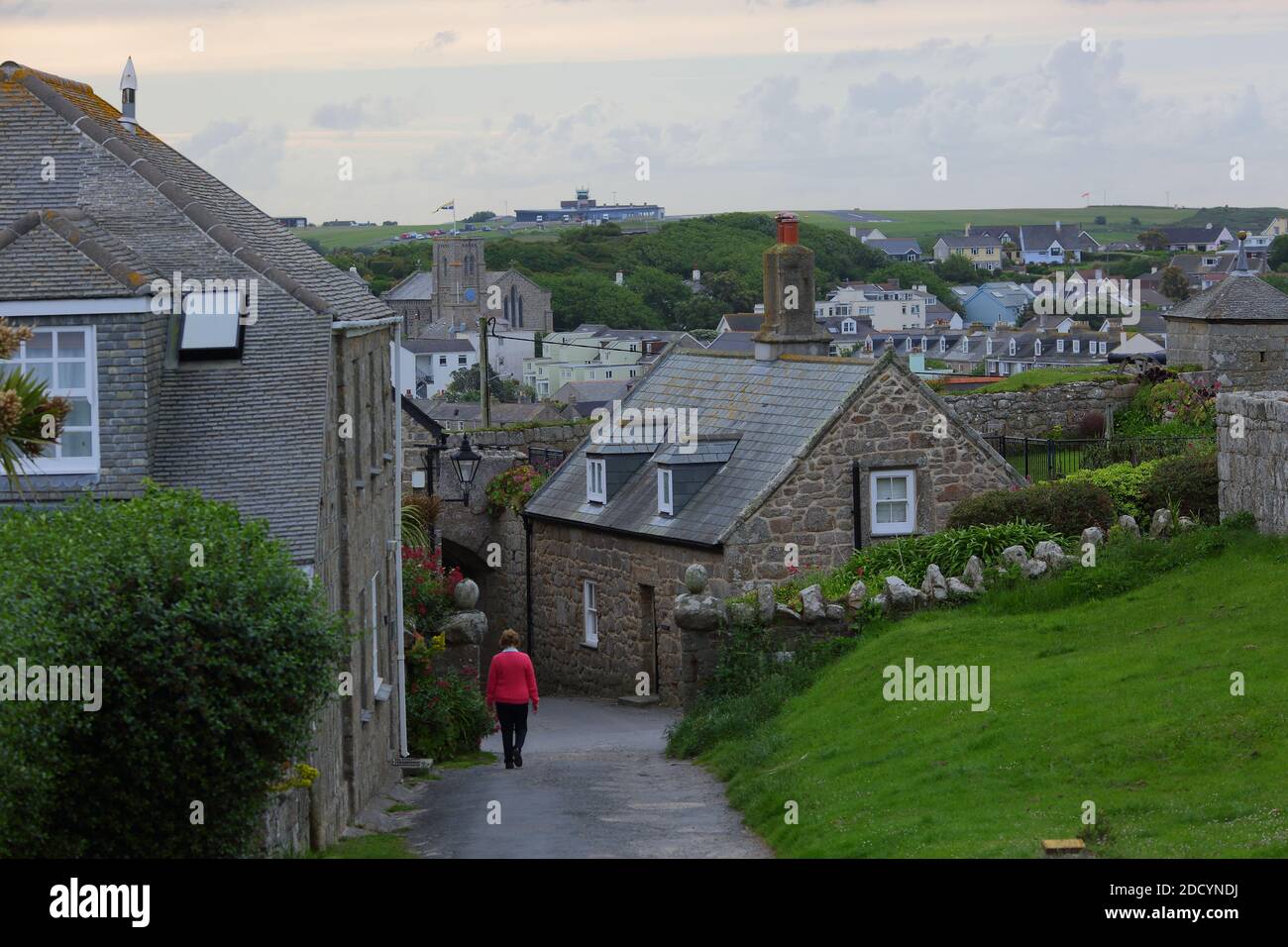 GROSSBRITANNIEN /Isles of Scilly / St Mary's/ Hugh Town Stockfoto