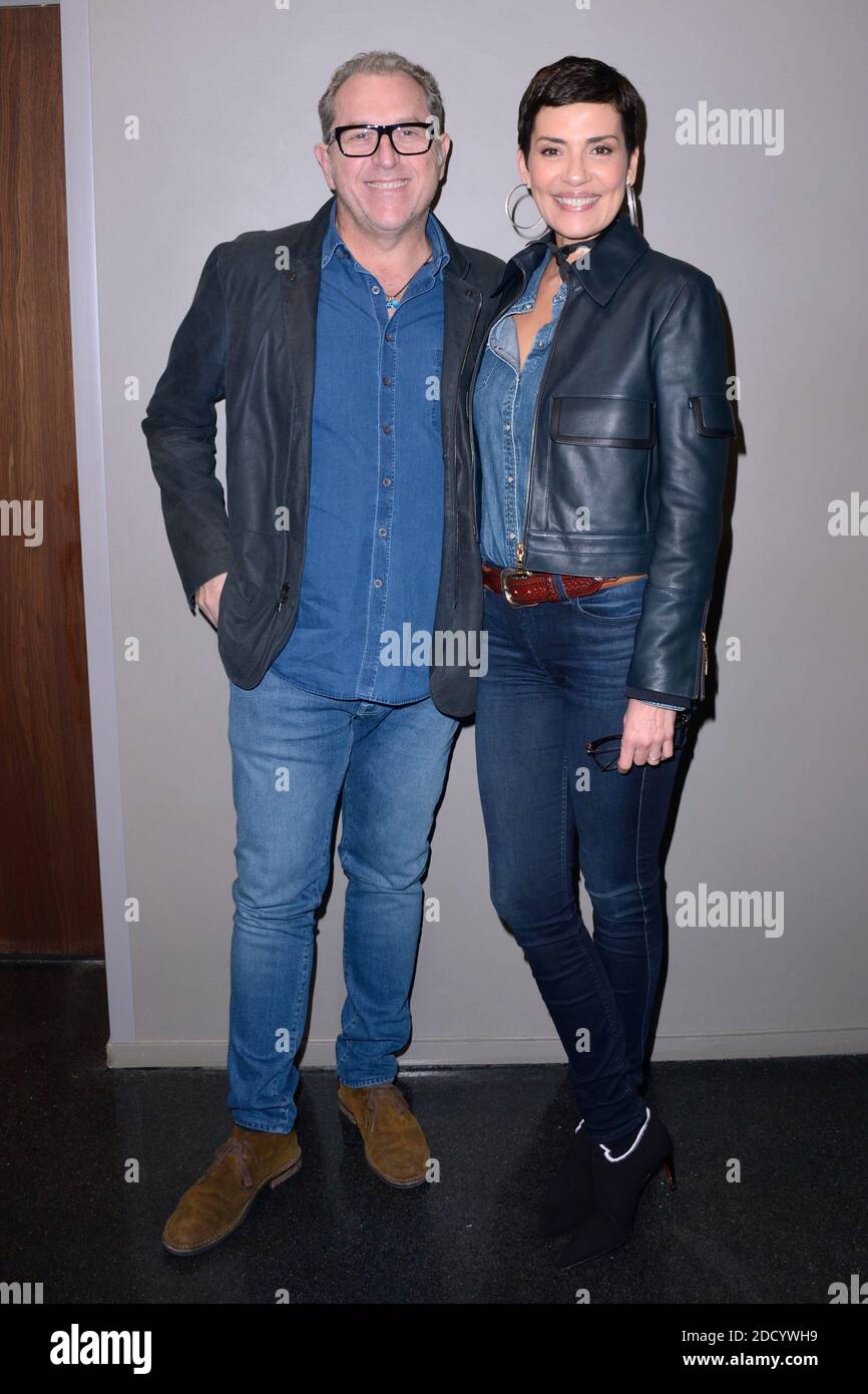 Cristina Cordula und ihr Mann Frederic Cassin beim NTM Konzert in der AccorHotels Arena in Paris, Frankreich am 10. März 2018. Foto von Aurore Marechal/ABACAPRESS.COM Stockfoto
