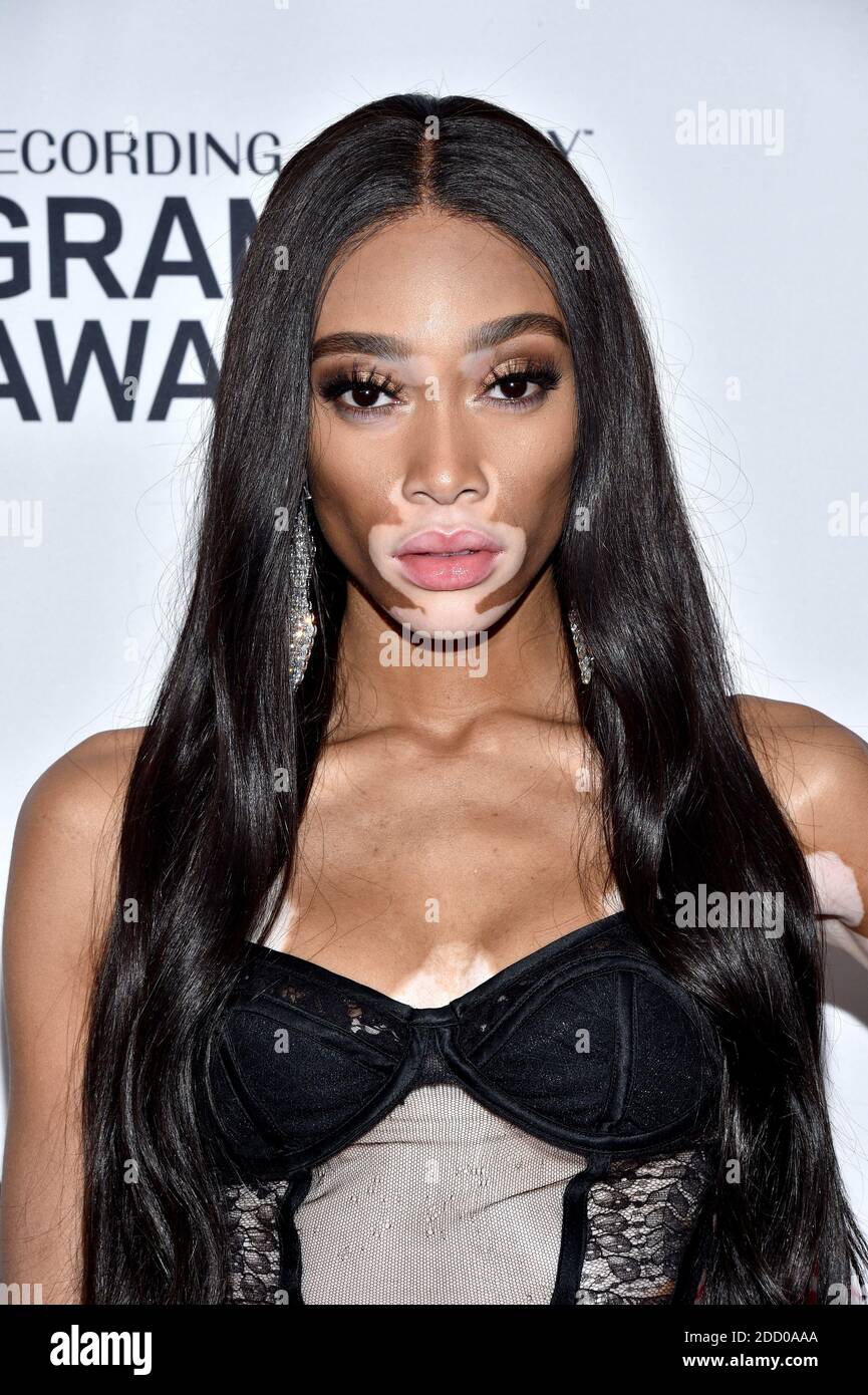 Winnie Harlow nimmt an der Clive Davis and Recording Academy Pre-GRAMMY Gala und GRAMMY Salute to Industry Icons zu Ehren von Jay-Z am 27. Januar 2018 in New York City, NY, USA Teil. Foto von Lionel Hahn/ABACAPRESS.COM Stockfoto