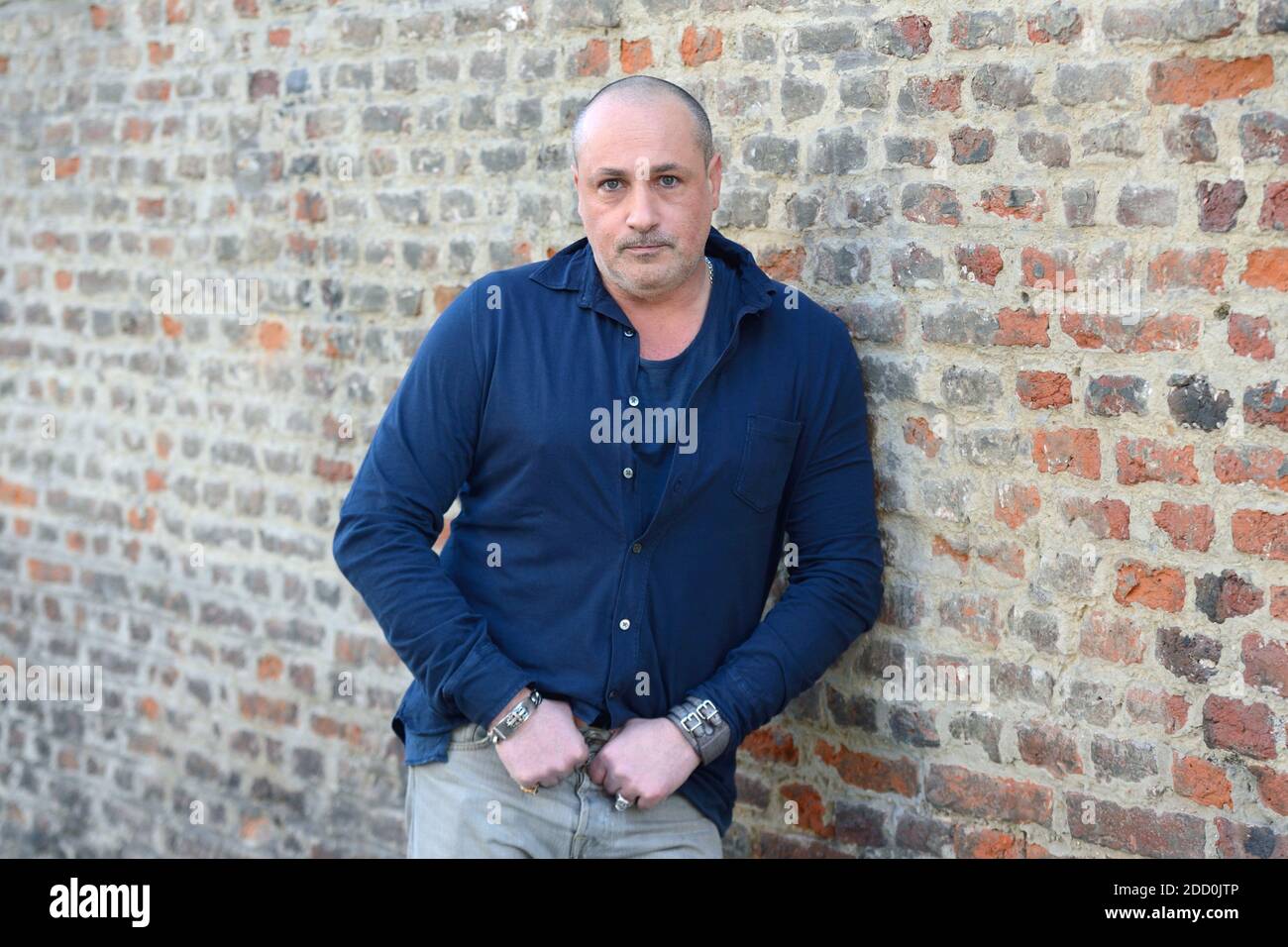 Romeo Sarfati Pose pour une seance photo lors du 8eme Festival 2 Valenciennes a Valenciennes, France le 24 Mars 2018. Foto von Aurore Marechal/ABACAPRESS.COM Stockfoto