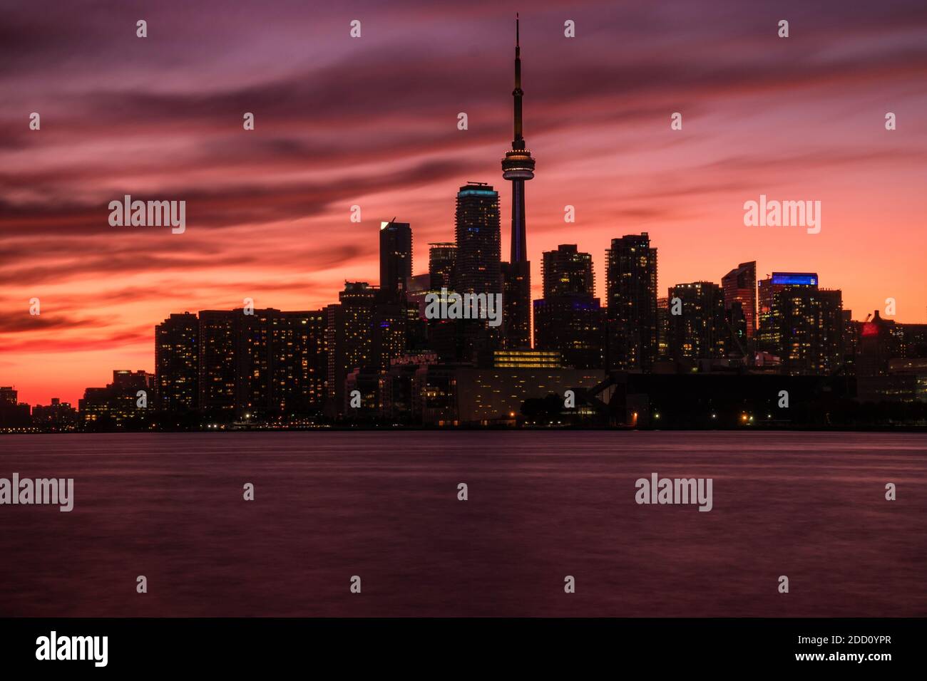 Toronto ist Kanadas größte Stadt und Nordamerikas viertgrößte Stockfoto