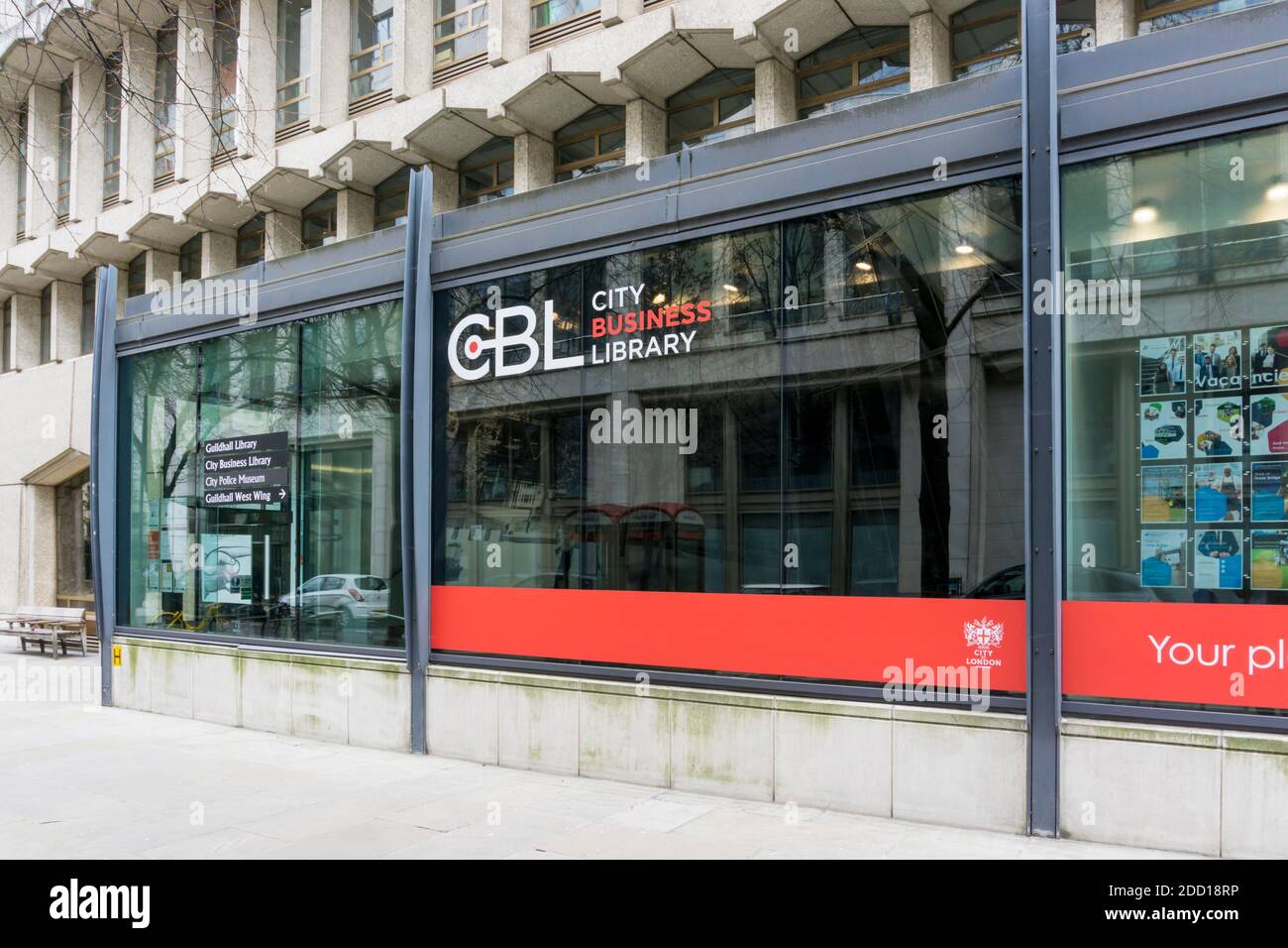 City Business Library in der City of London. Stockfoto