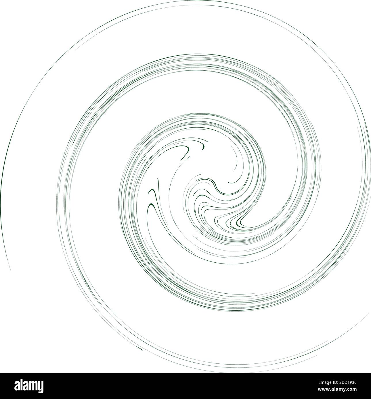 Abstract bine, Ranke Pflanze kreisförmige Spirale als Biologie, Ökosystem und Flora Konzepte Icons – Stock Vektor Illustration, Clip Art Grafiken Stock Vektor