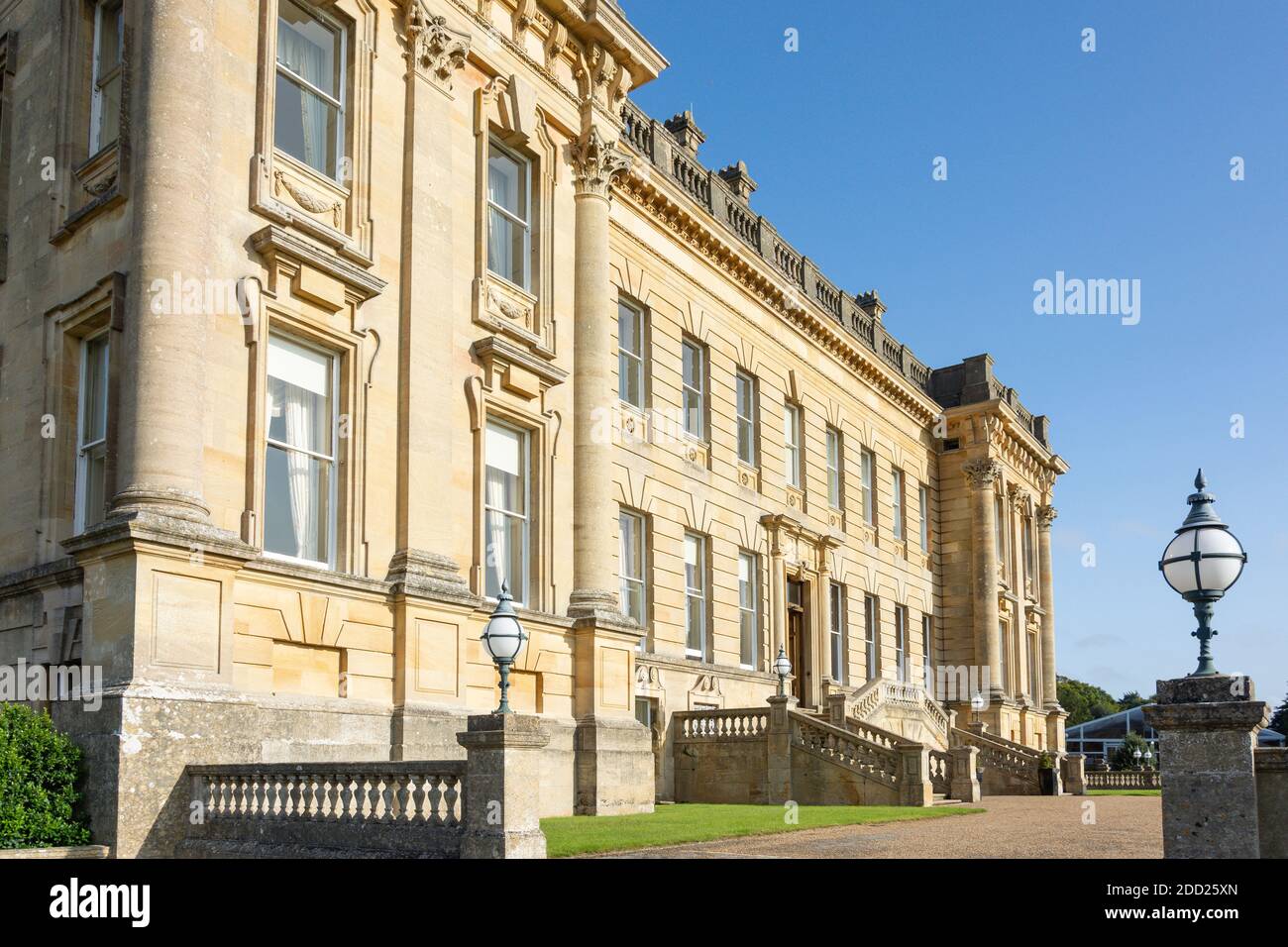 18. Jahrhundert Heythrop Park Landhaus, Heythrop, Oxfordshire, England, Vereinigtes Königreich Stockfoto