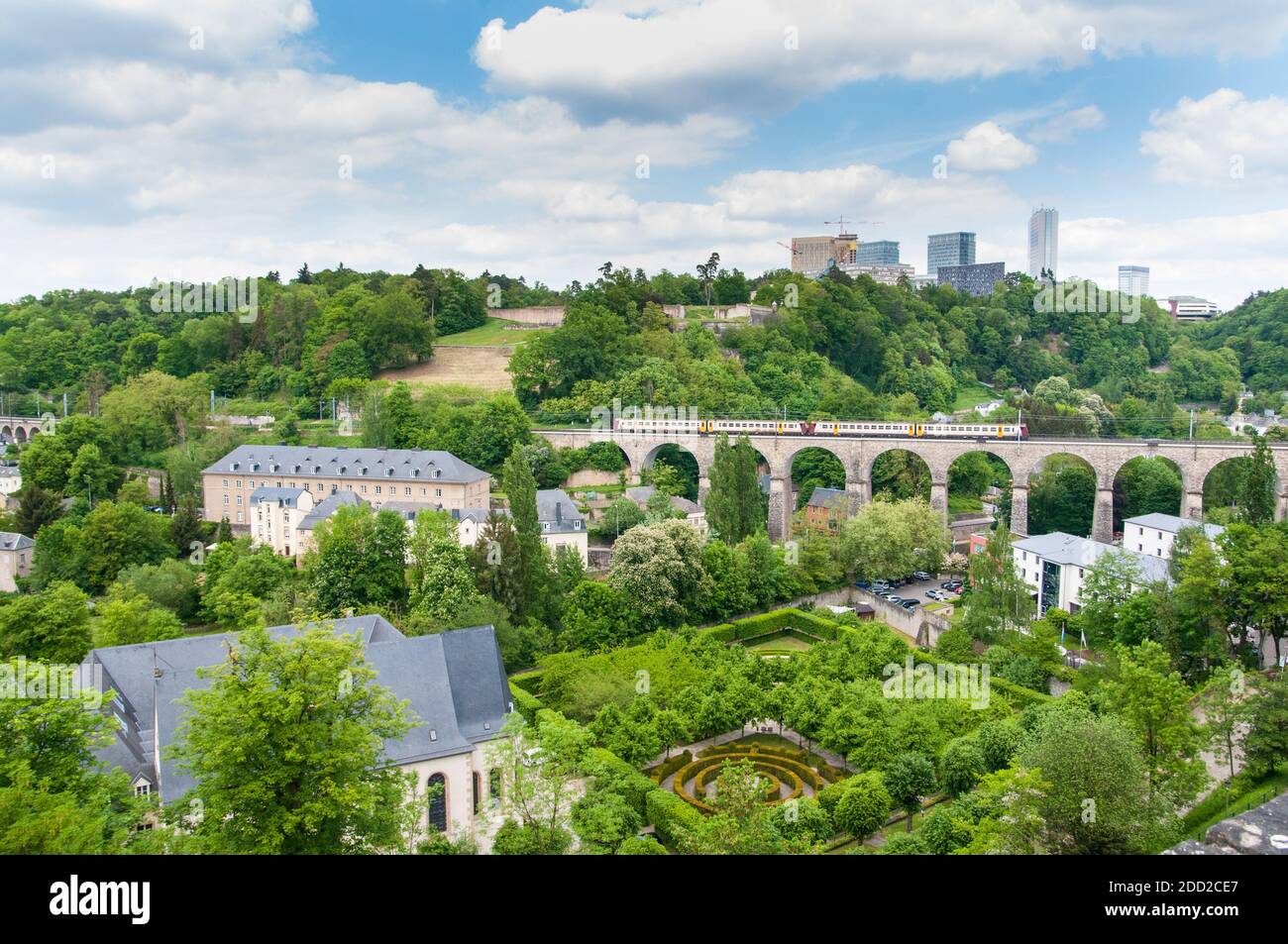 Stadtansichten der Stadt Luxemburg in europa Stockfoto