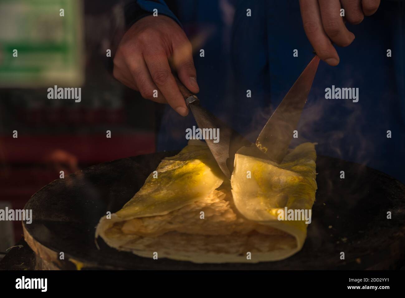 Pfannkuchenfrüchte Stockfoto