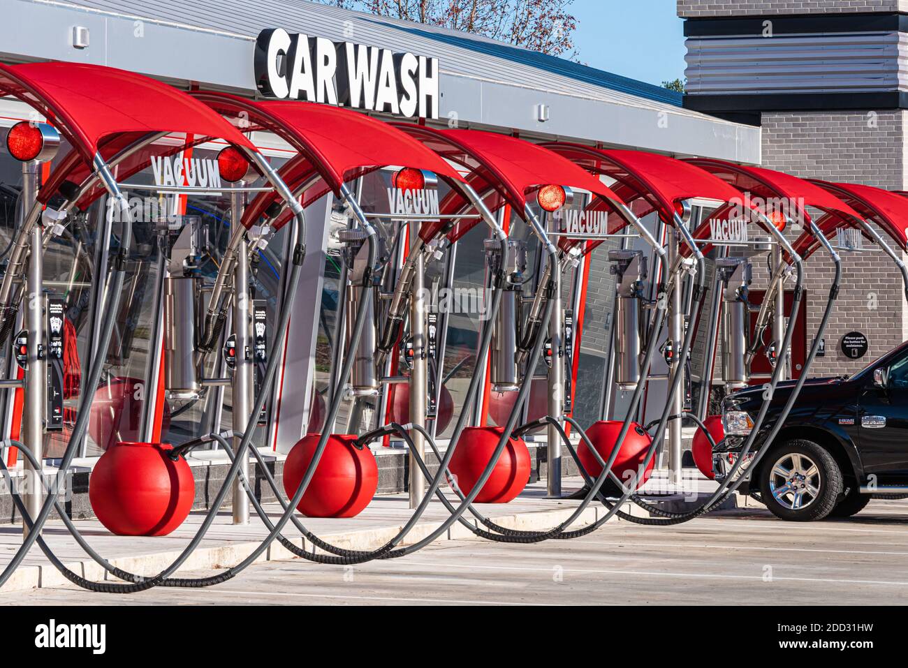 Automatische Autowäsche von Tommy's Express in Snellville, Georgia. (USA) Stockfoto