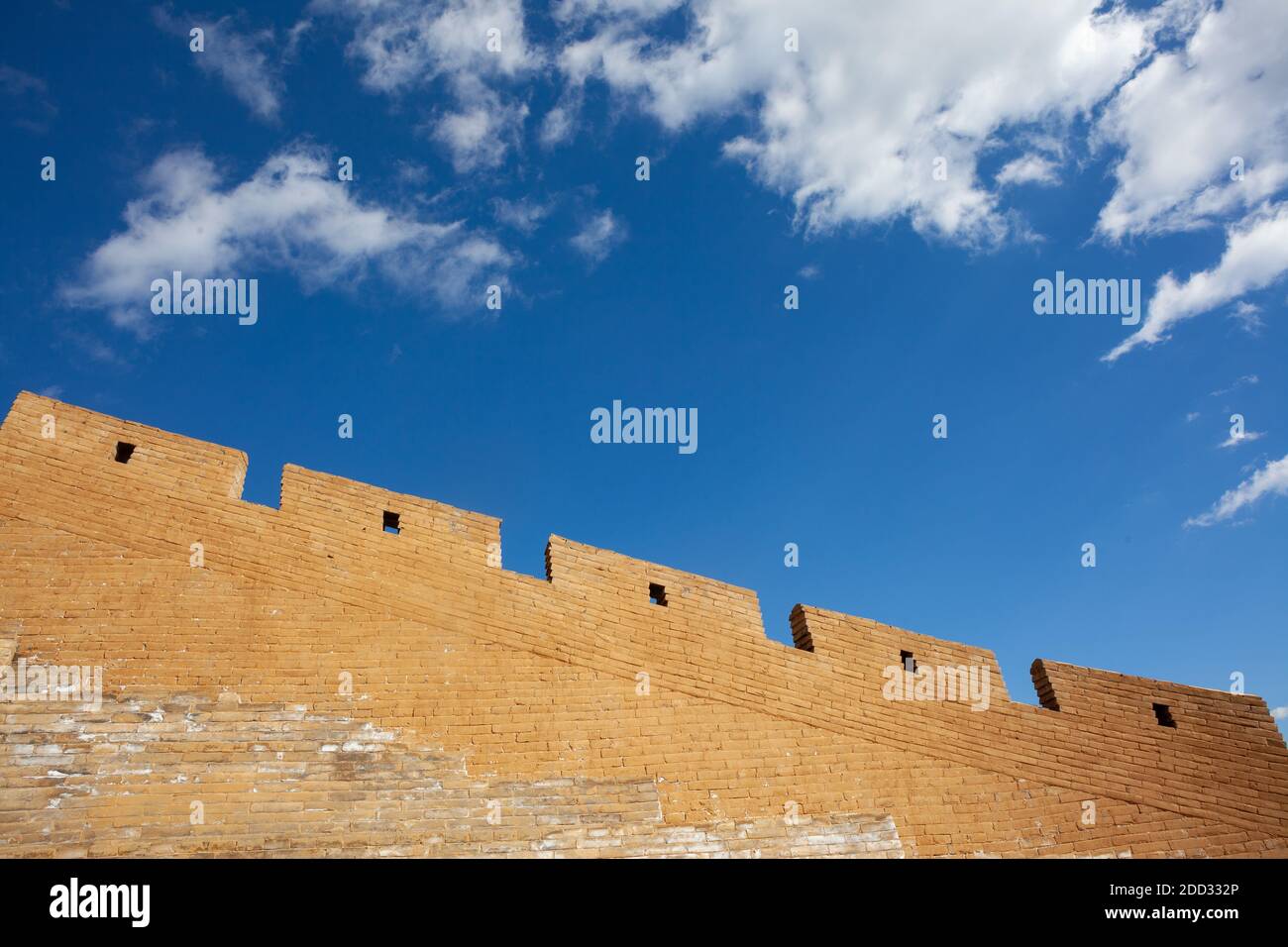 Yanmenguan die alte große Mauer 013 Stockfoto