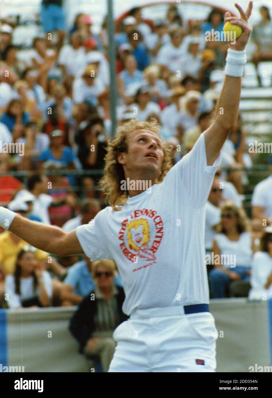 Amerikanischer Tennisspieler Vitas Gerulaitis, 1990er Jahre Stockfoto