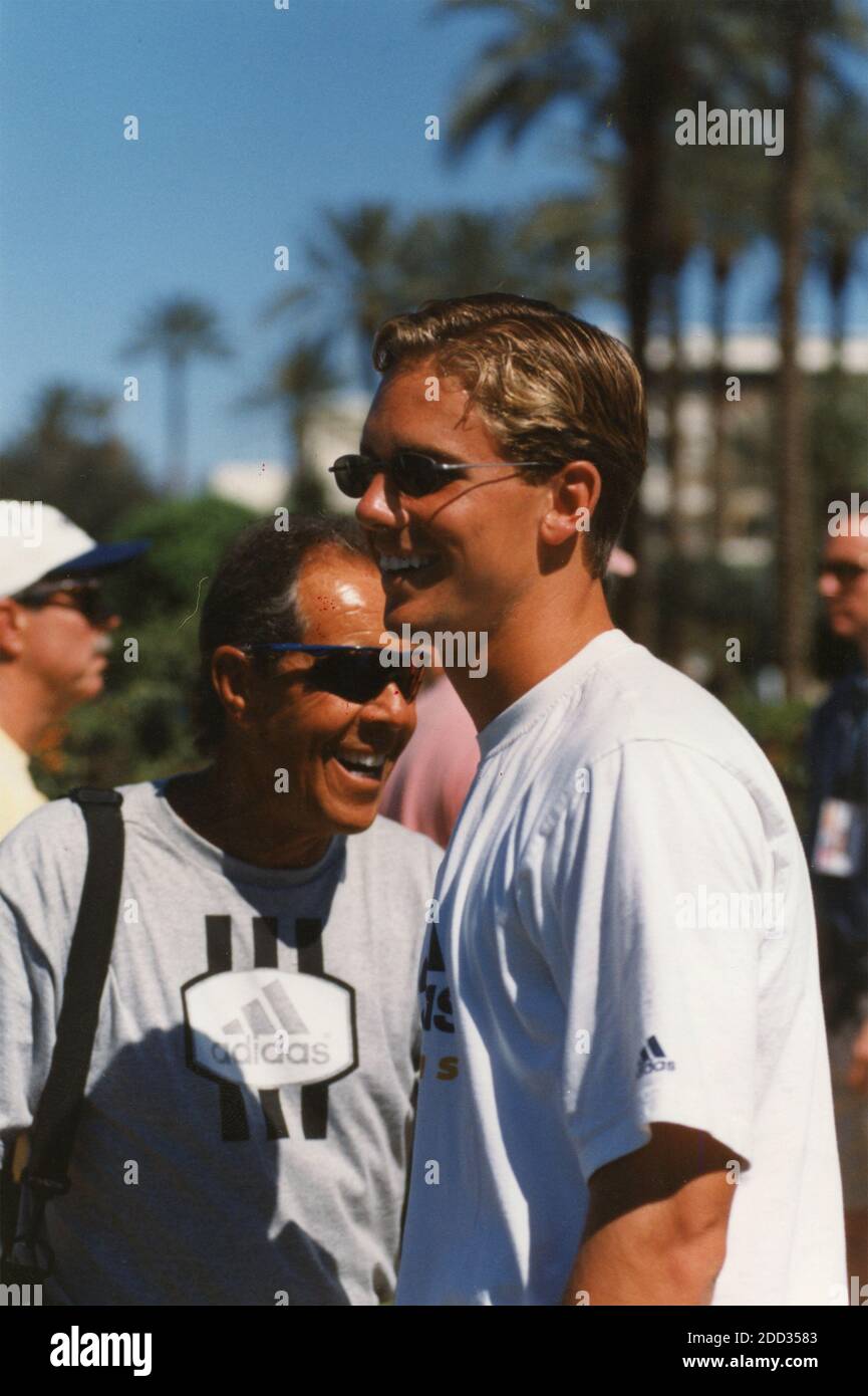 Amerikanischer Tennisspieler Jan-Michael Gambill, 2000er Stockfoto