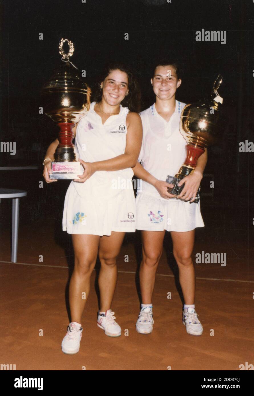 Tennis players of the 1980s Fotos und Bildmaterial in hoher Auflösung