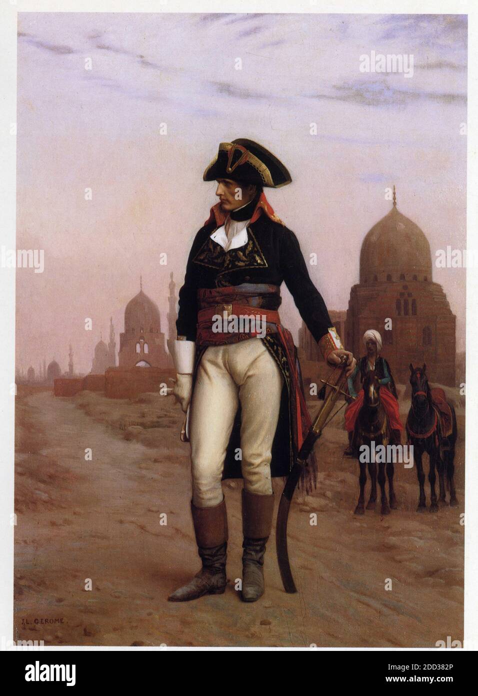 Jean Léon Gérôme. 1824-1904. Bonaparte in Kairo Stockfoto