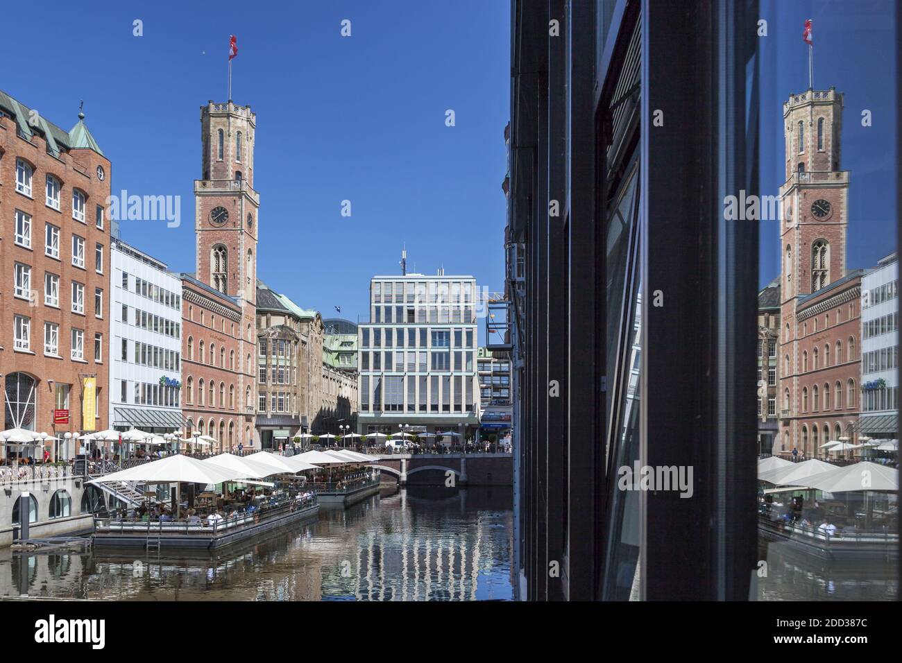 Geographie / Reisen, Deutschland, Hamburg, Hamburg, alte Post auf der Bleichenfleet, Speicherstadt, Additional-Rights-Clearance-Info-Not-available Stockfoto