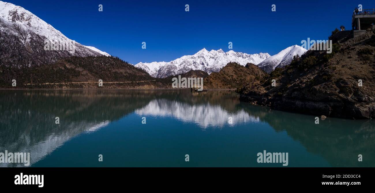 Ranwu See in Tibet Stockfoto