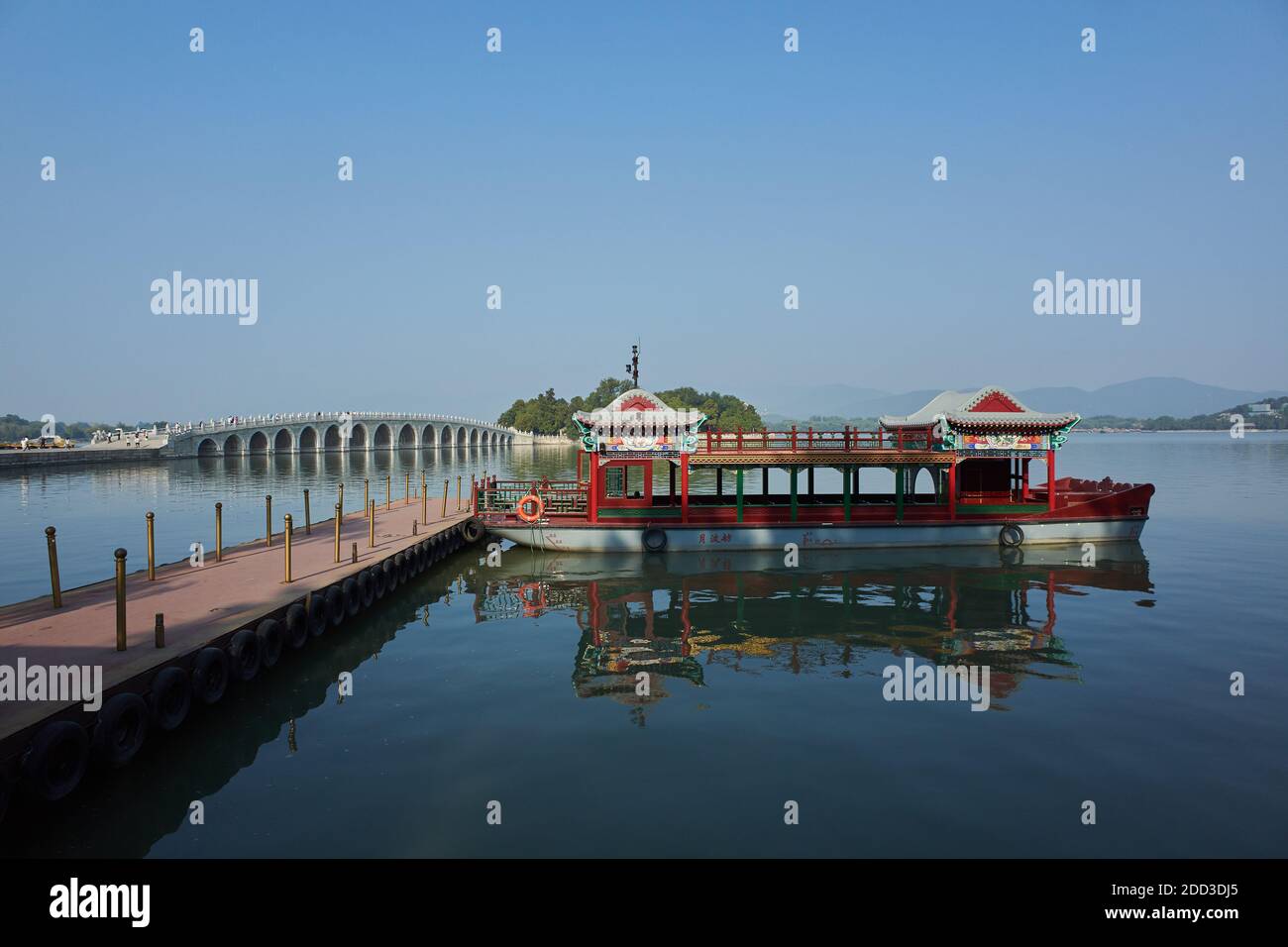 Der Sommerpalast in Peking Landschaft Stockfoto