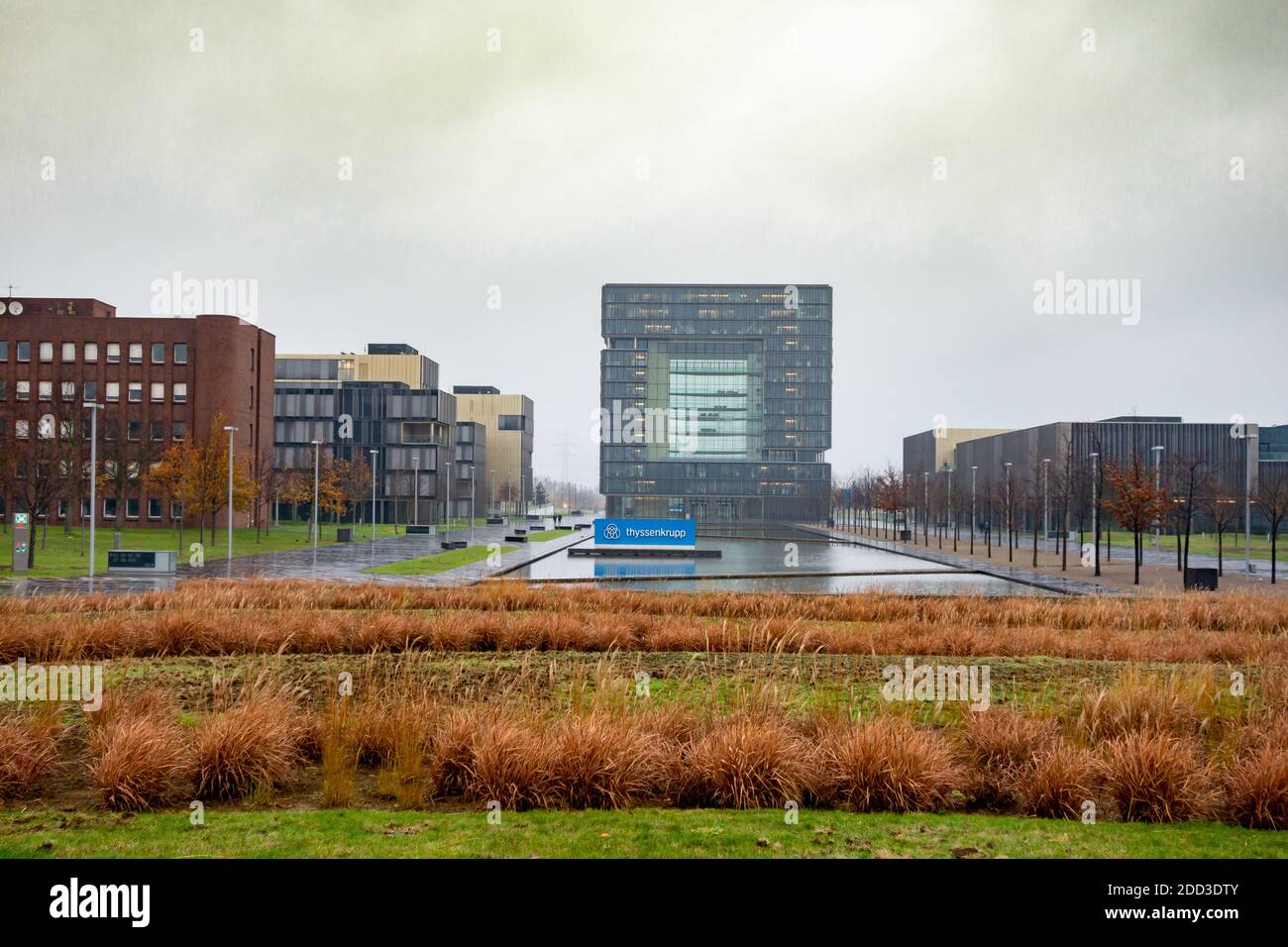 Hauptsitz der thyssenkrupp AG, Essen, Deutschland, 22.11.2020. Stockfoto