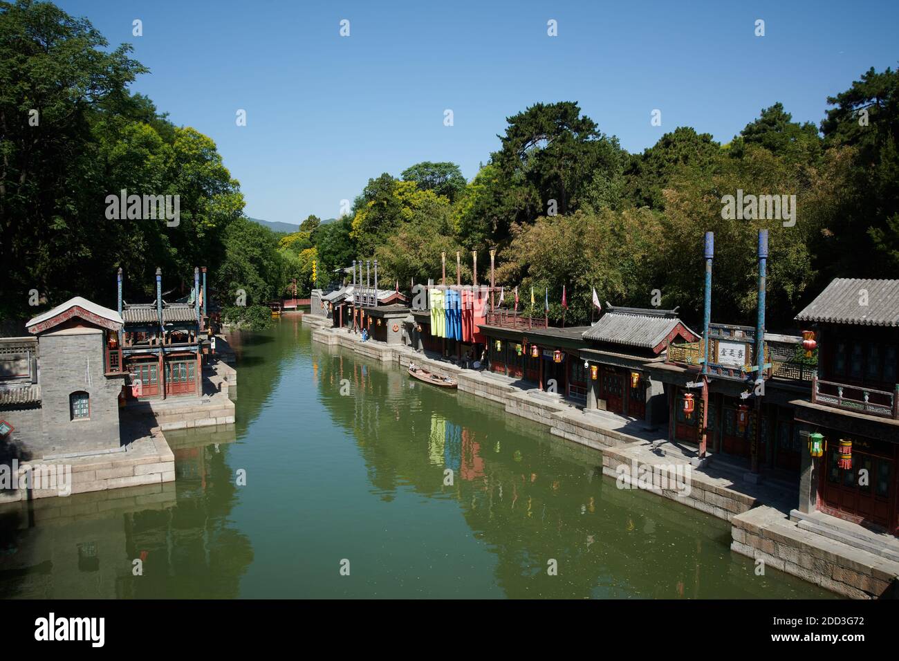 Der Sommerpalast in Peking Landschaft Stockfoto