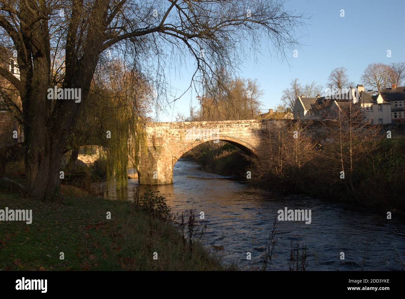 Canongate Brücke in Jedburgh über Jed Wasser Stockfoto