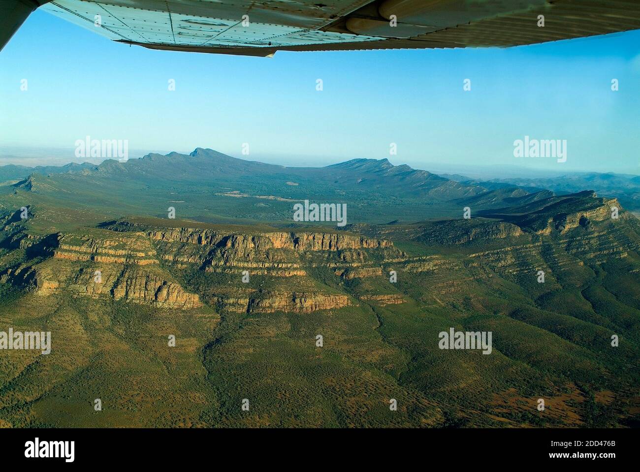Australien, Luftaufnahme, Wilpena Pound in Flinders Range Stockfoto
