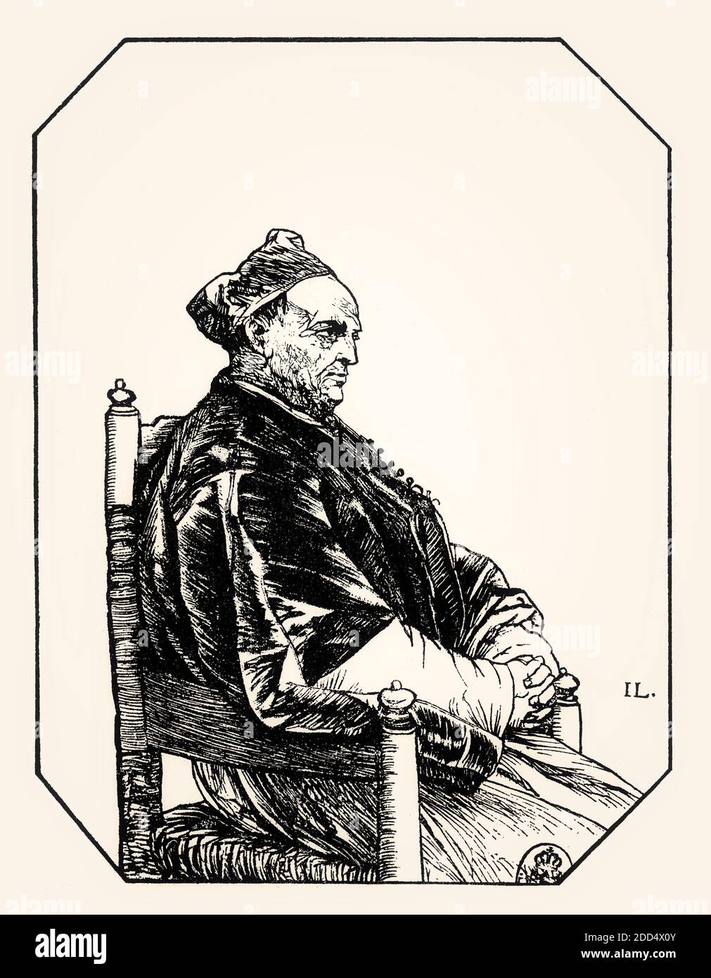 Porträt eines venezianischen Adligen, Jan Lievens, 17. Jahrhundert, digital restauriert Stockfoto