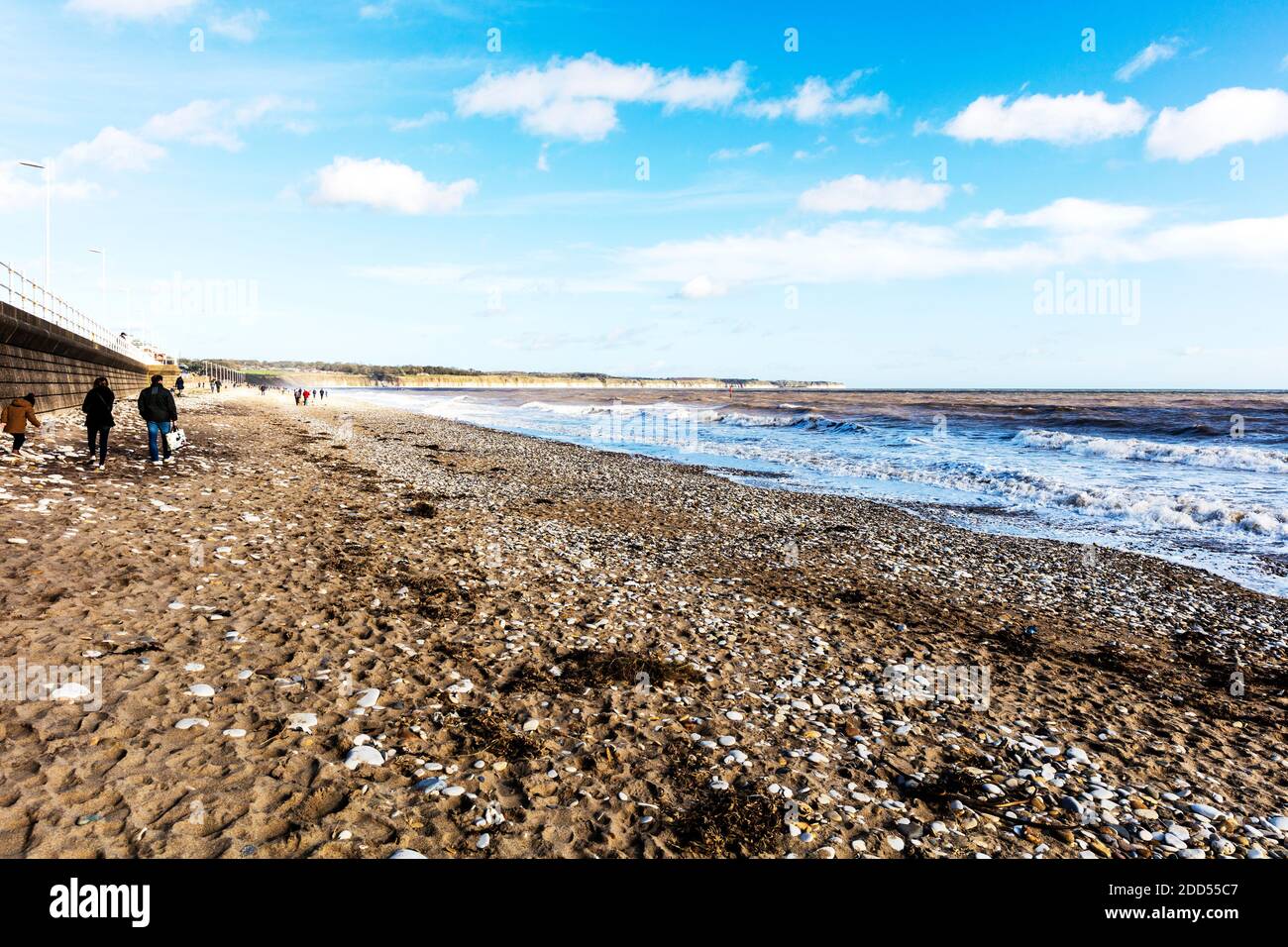 Bridlington Sea Front, Yorkshire, Großbritannien, Bridlington Coastline, Bridlington Coast, Bridlington, Bridlington Beach, Strand, Strände, Küste, Küste Stockfoto