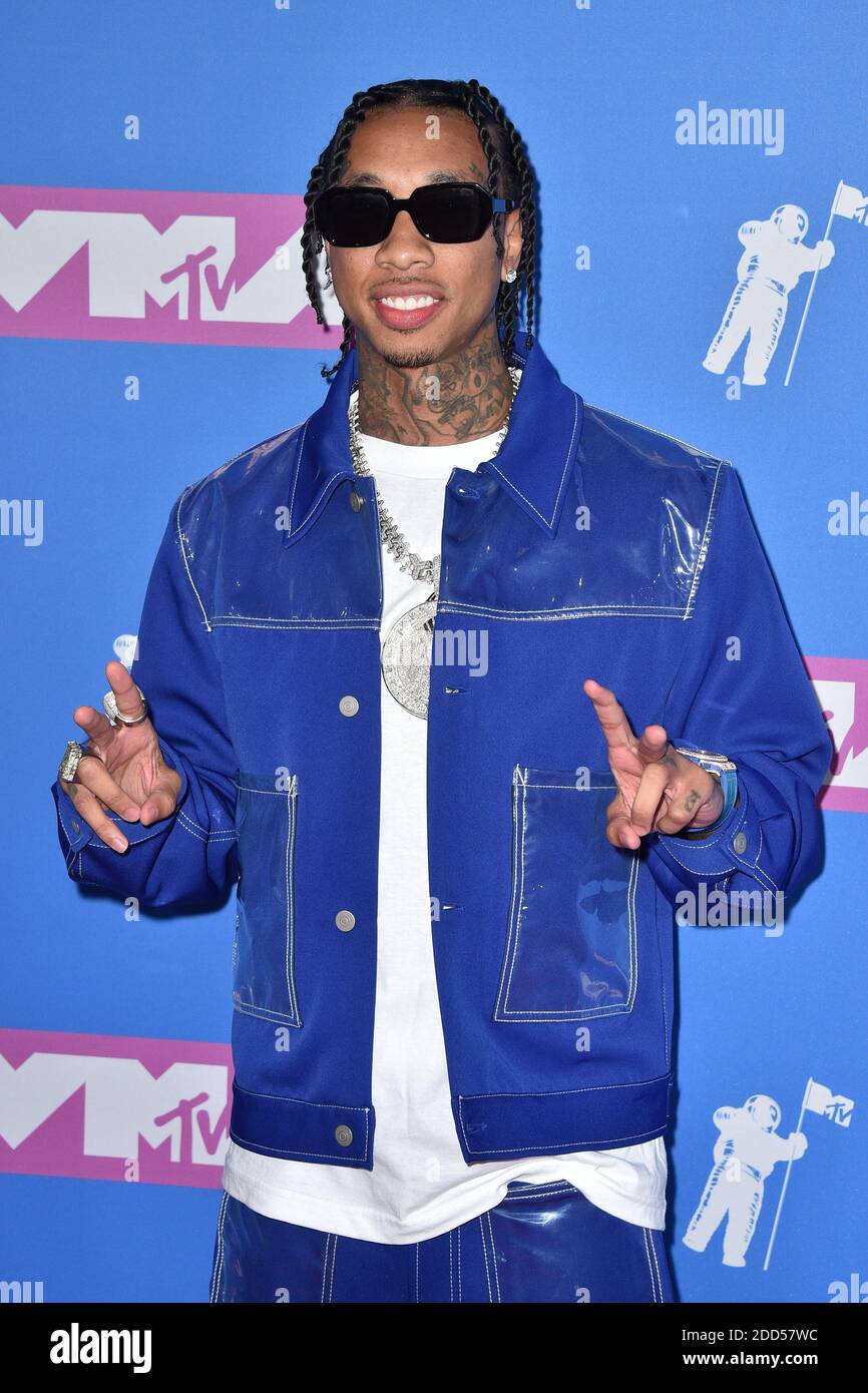 Tyga nimmt an den MTV Video Music Awards 2018 in der Radio City Music Hall am 20. August 2018 in New York City Teil. Foto von Lionel Hahn/ABACAPRESS.COM Stockfoto
