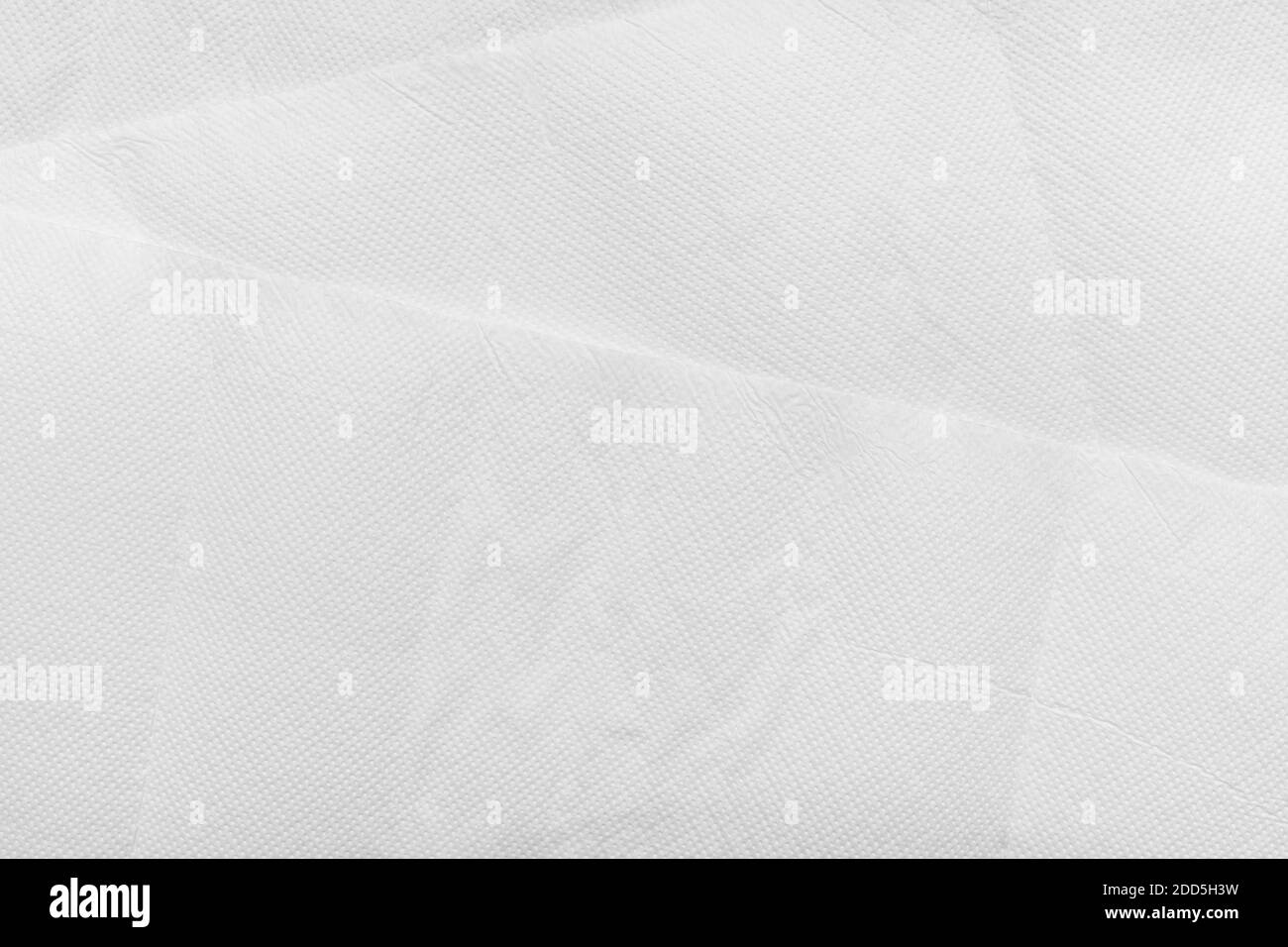 Küche Papier Handtuch Textur als abstrakt hell weiß sauber Hintergrund Stockfoto
