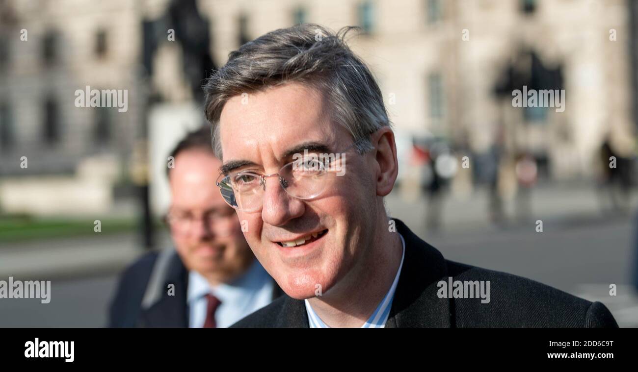 London, Großbritannien. November 2020. RT Hon Jacob Rees-Mogg, Leiter des Unterhauses, konservativer Abgeordneter für North East Somerset, Kredit: Ian Davidson/Alamy Live News Stockfoto