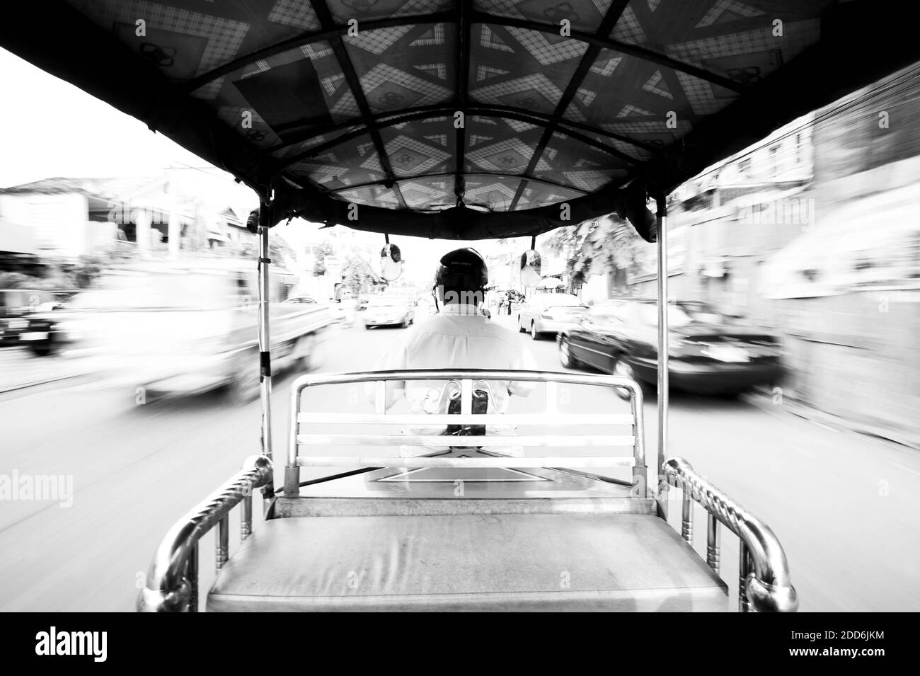 Tuk Tuk Fahrer, Phnom Penh, Kambodscha, Südostasien Stockfoto