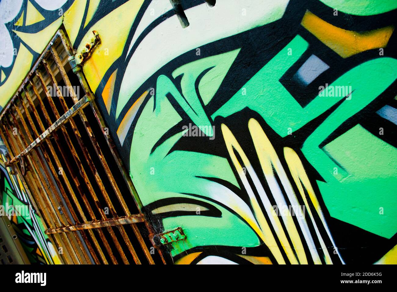Graffiti am Bondi Beach, Sydney, New South Wales, Australien Stockfoto