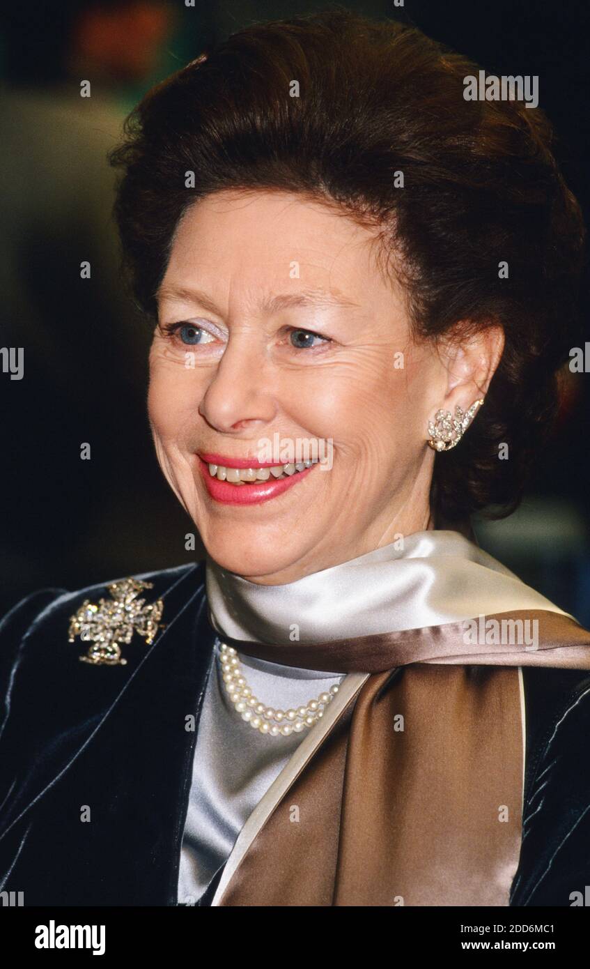 Prinzessin Margaret, Gräfin von Snowdon, Charity Fair, Design Center, , London N1. GROSSBRITANNIEN 1996 Stockfoto